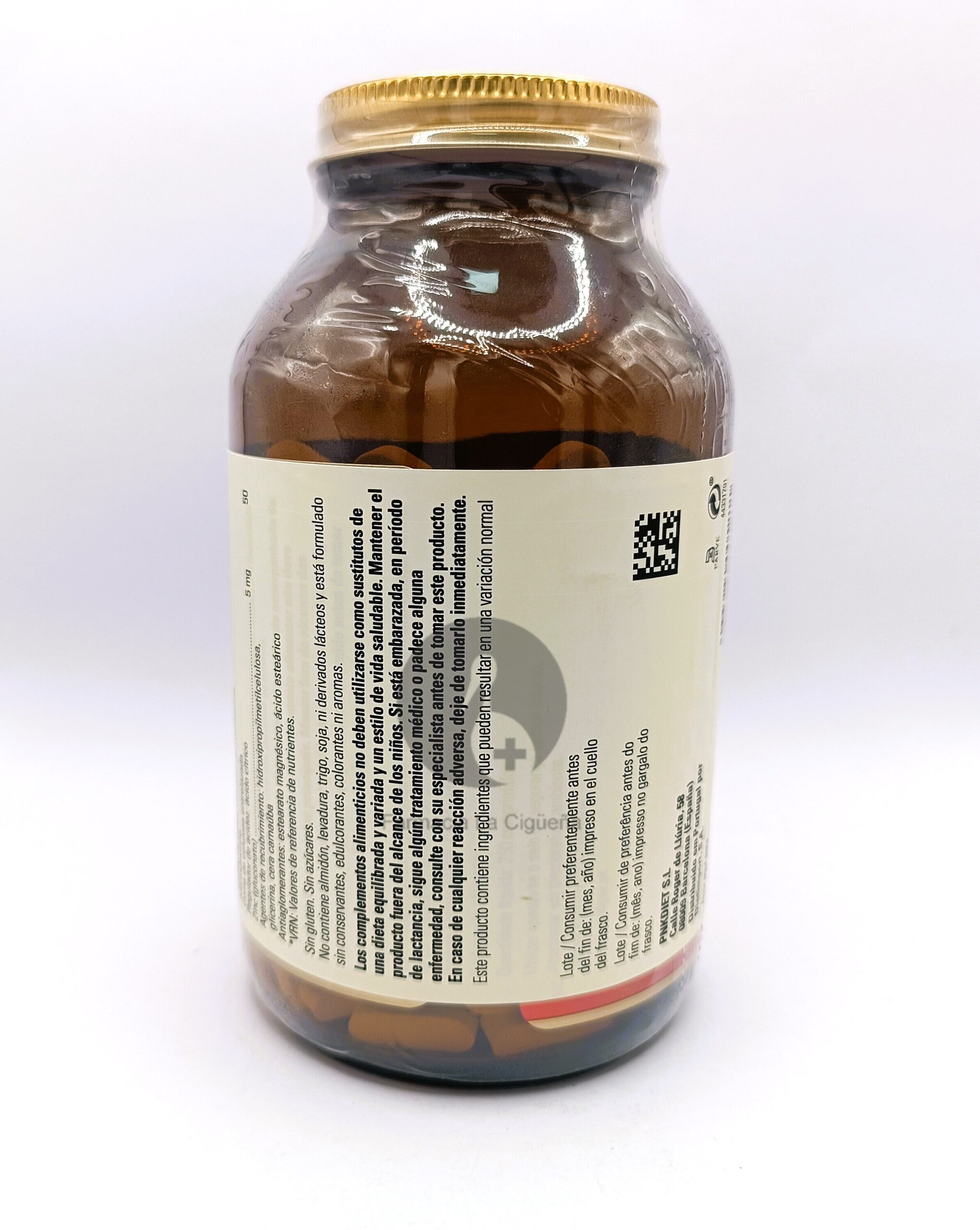 SOLGAR CALCIO MAGNESIO PLUS ZINC 250COMP