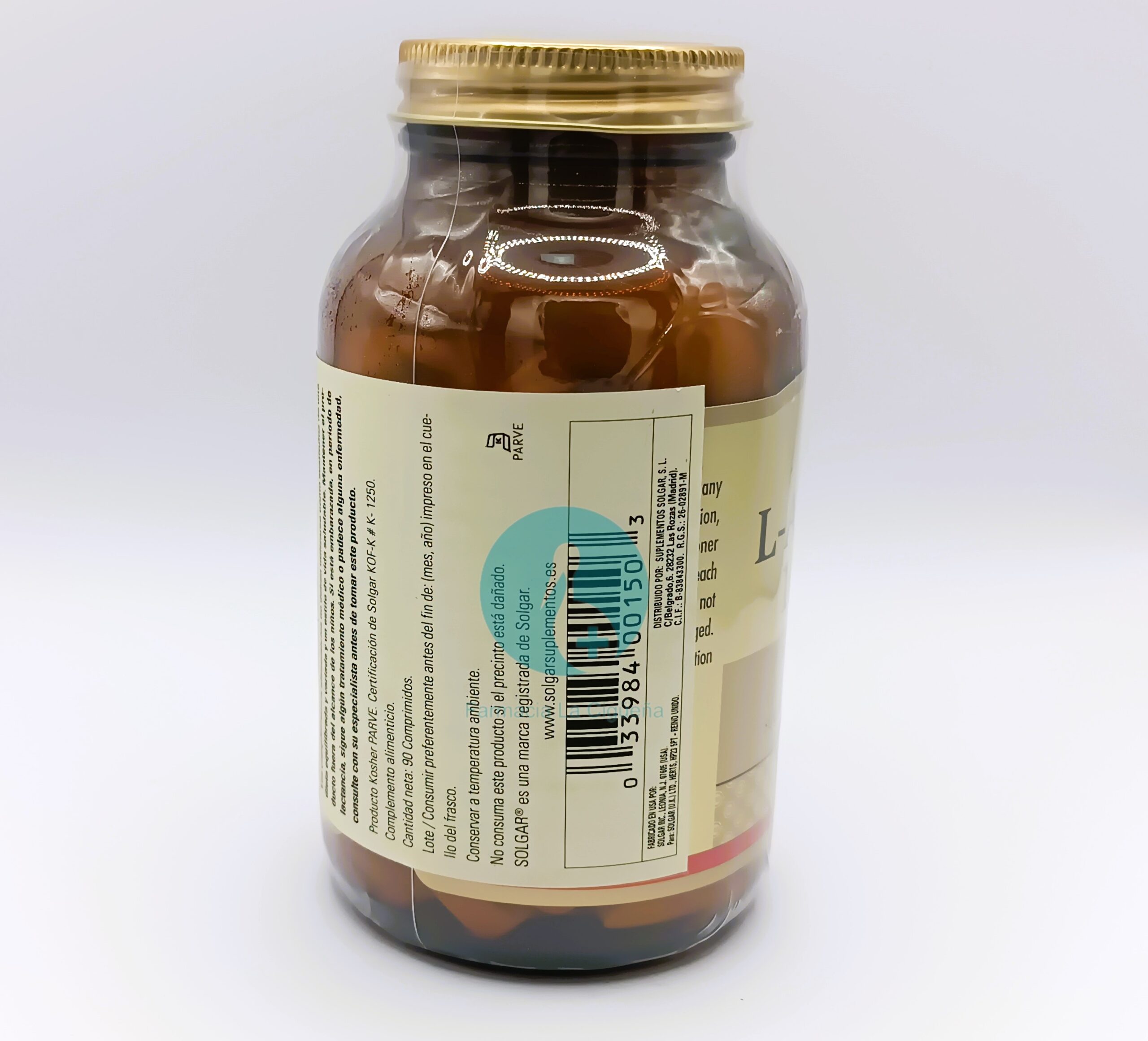 L-ARGININA 1000MG 90COMP SOLGAR