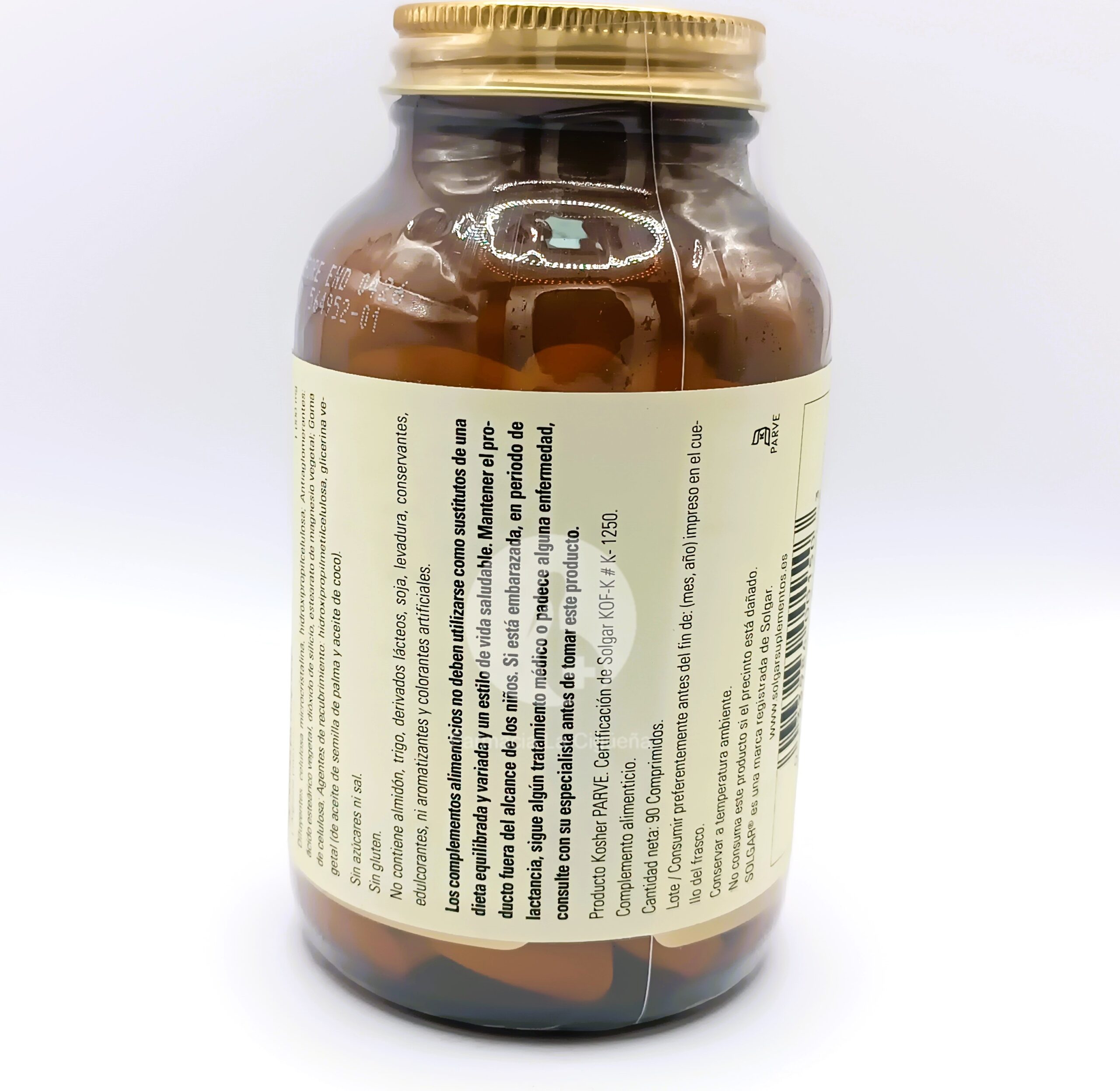 L-ARGININA 1000MG 90COMP SOLGAR