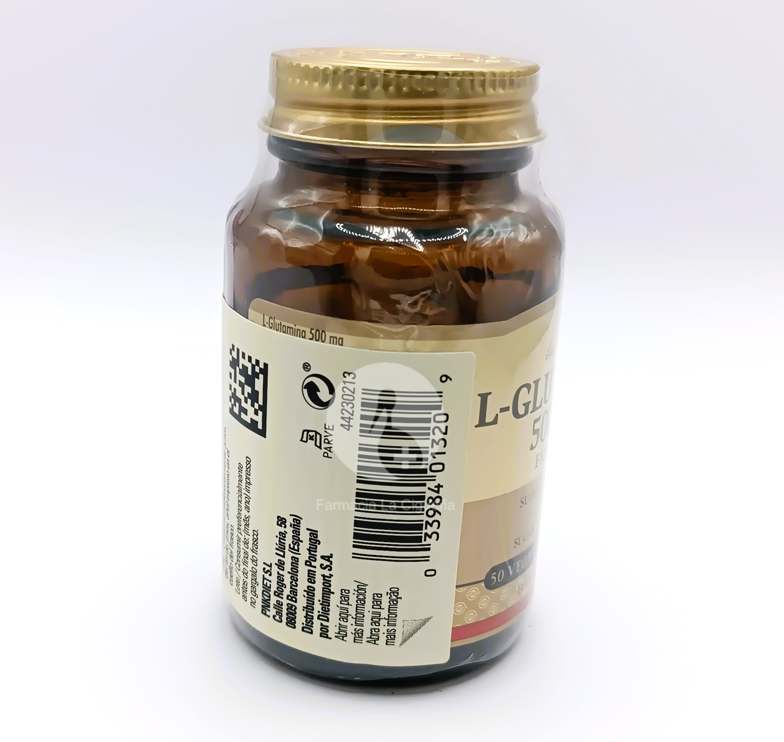 L-GLUTAMINA 500MG 50 VEGICAPS SOLGAR