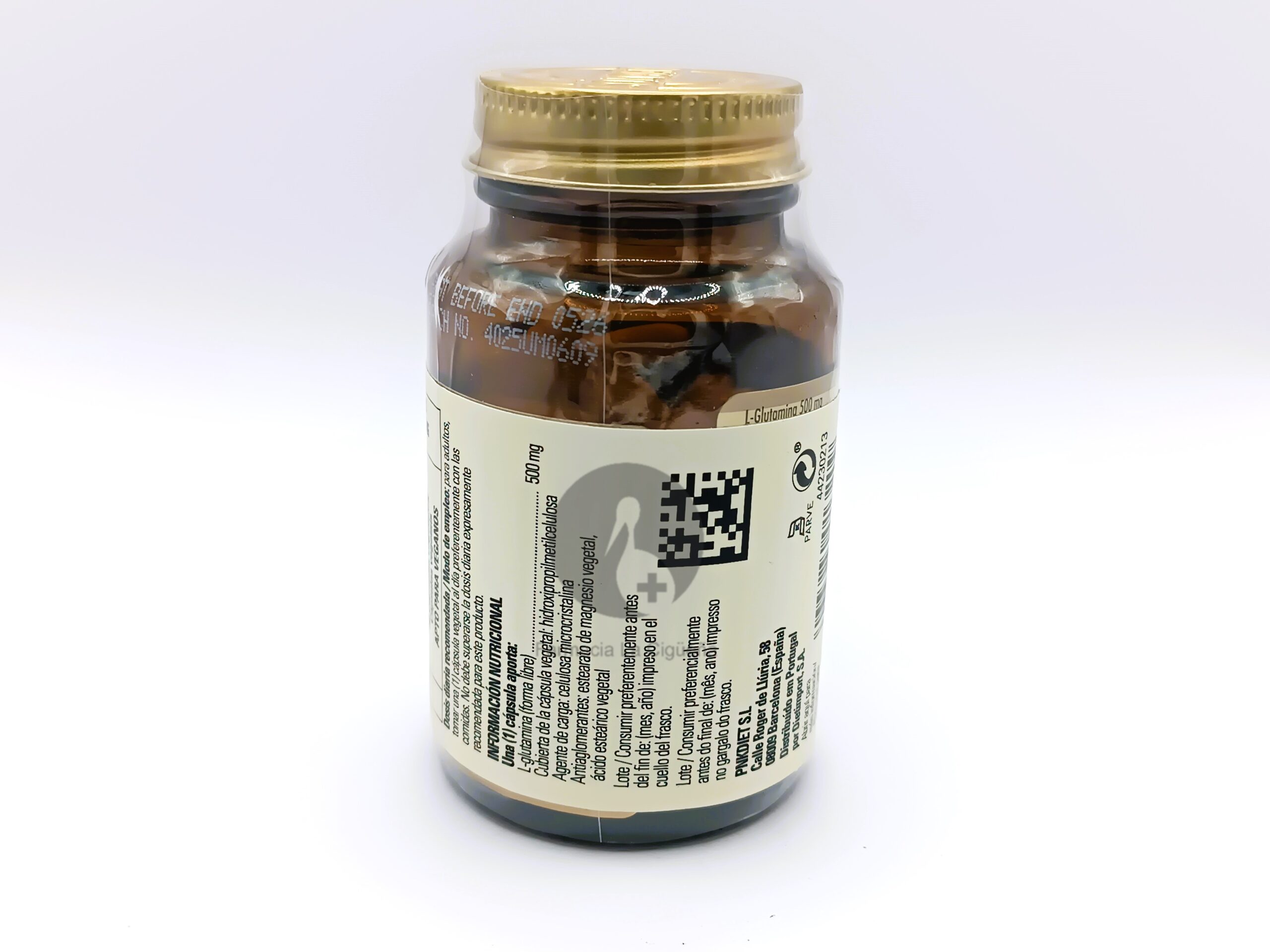 L-GLUTAMINA 500MG 50 VEGICAPS SOLGAR