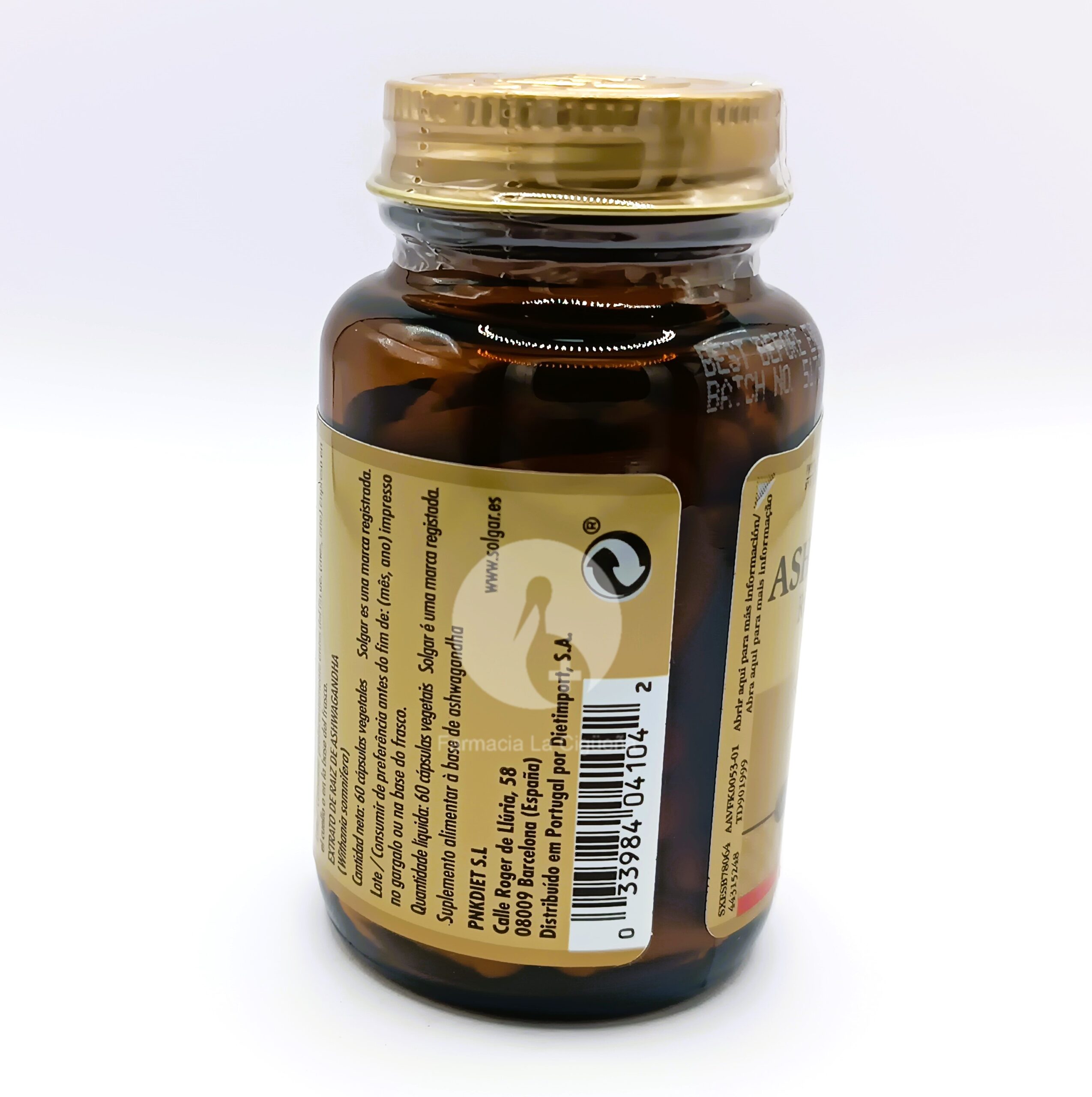 SPF ASHWAGANDHA 60CAPS SOLGAR