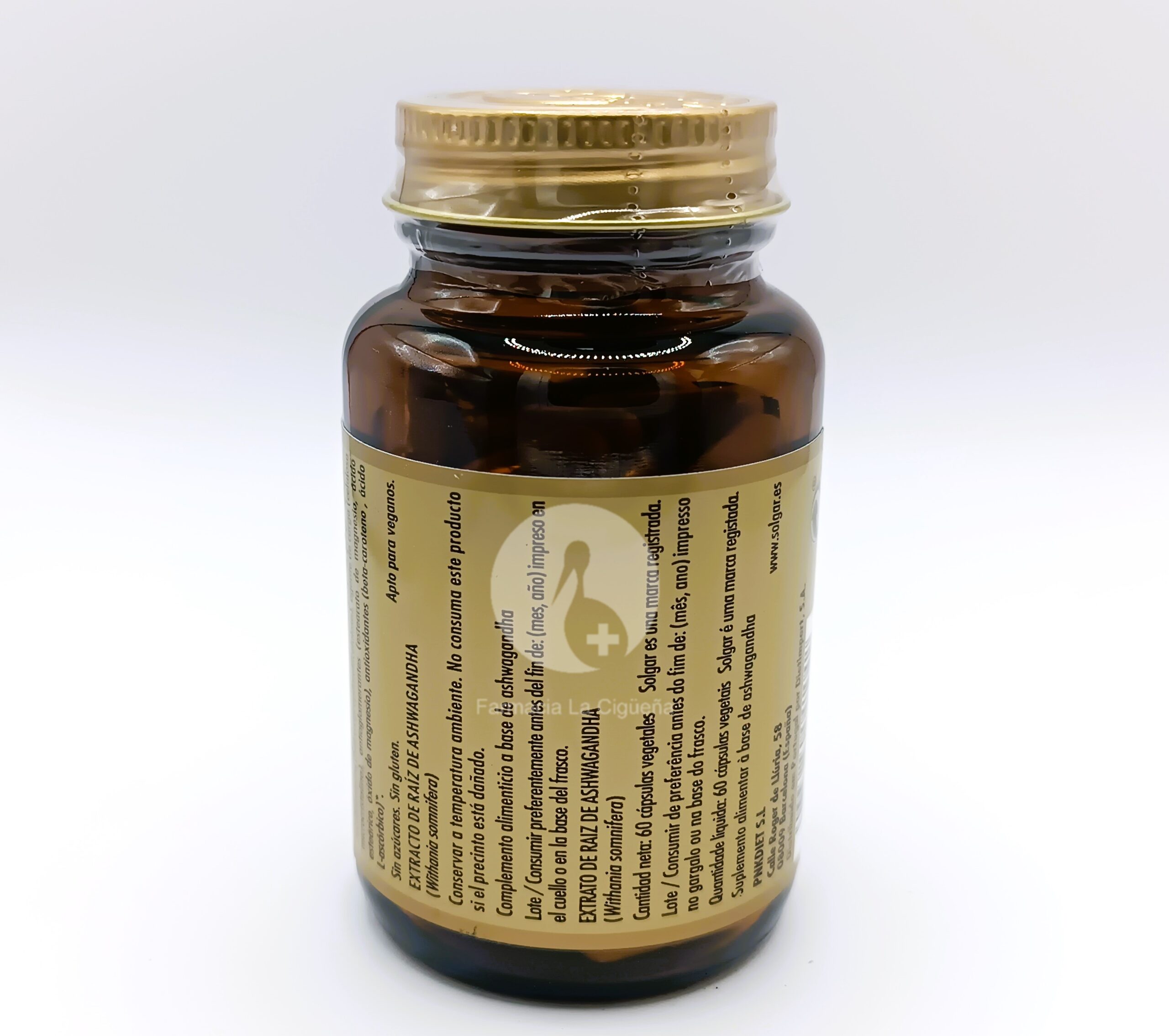 SPF ASHWAGANDHA 60CAPS SOLGAR