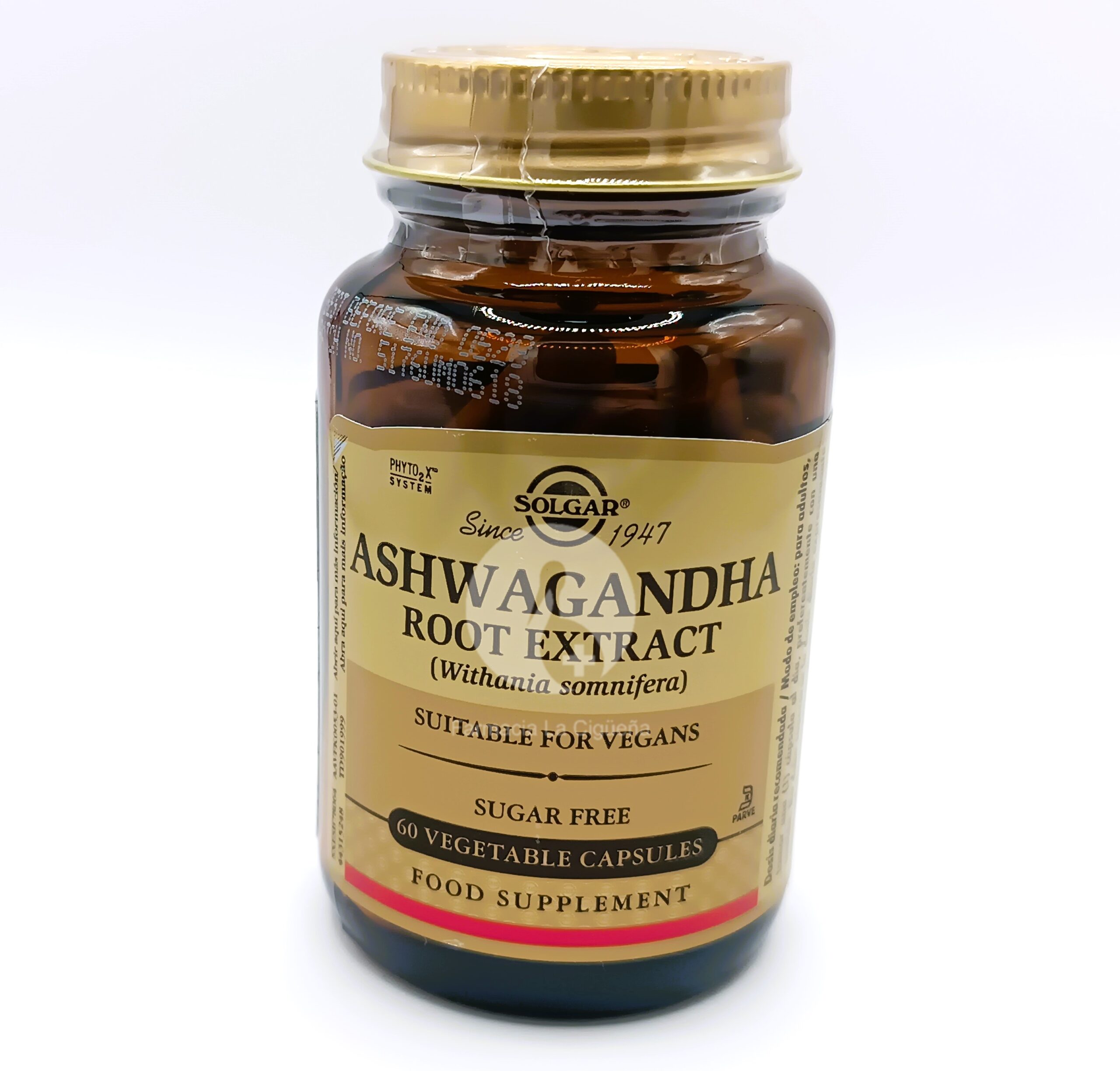 SPF ASHWAGANDHA 60CAPS SOLGAR