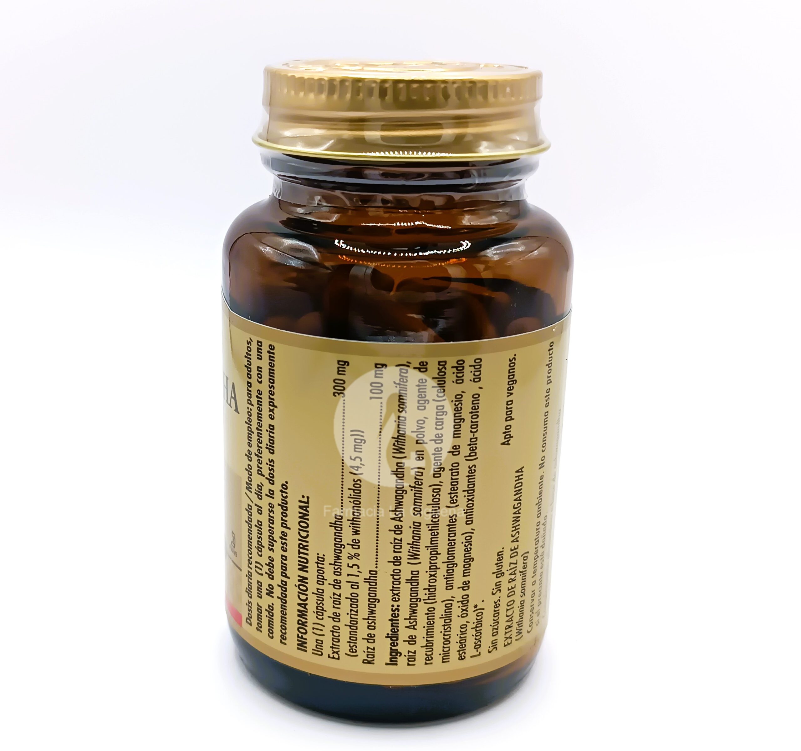 SPF ASHWAGANDHA 60CAPS SOLGAR