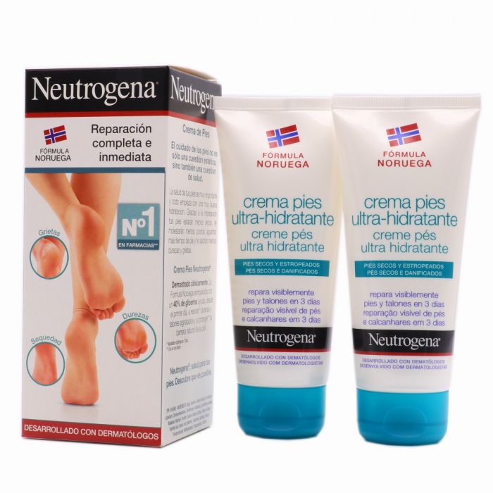 NEUTROGENA FORMULA NORUEGA PIES CREMA ULTRAHIDRATANTE 2 ENVASES 100 ML