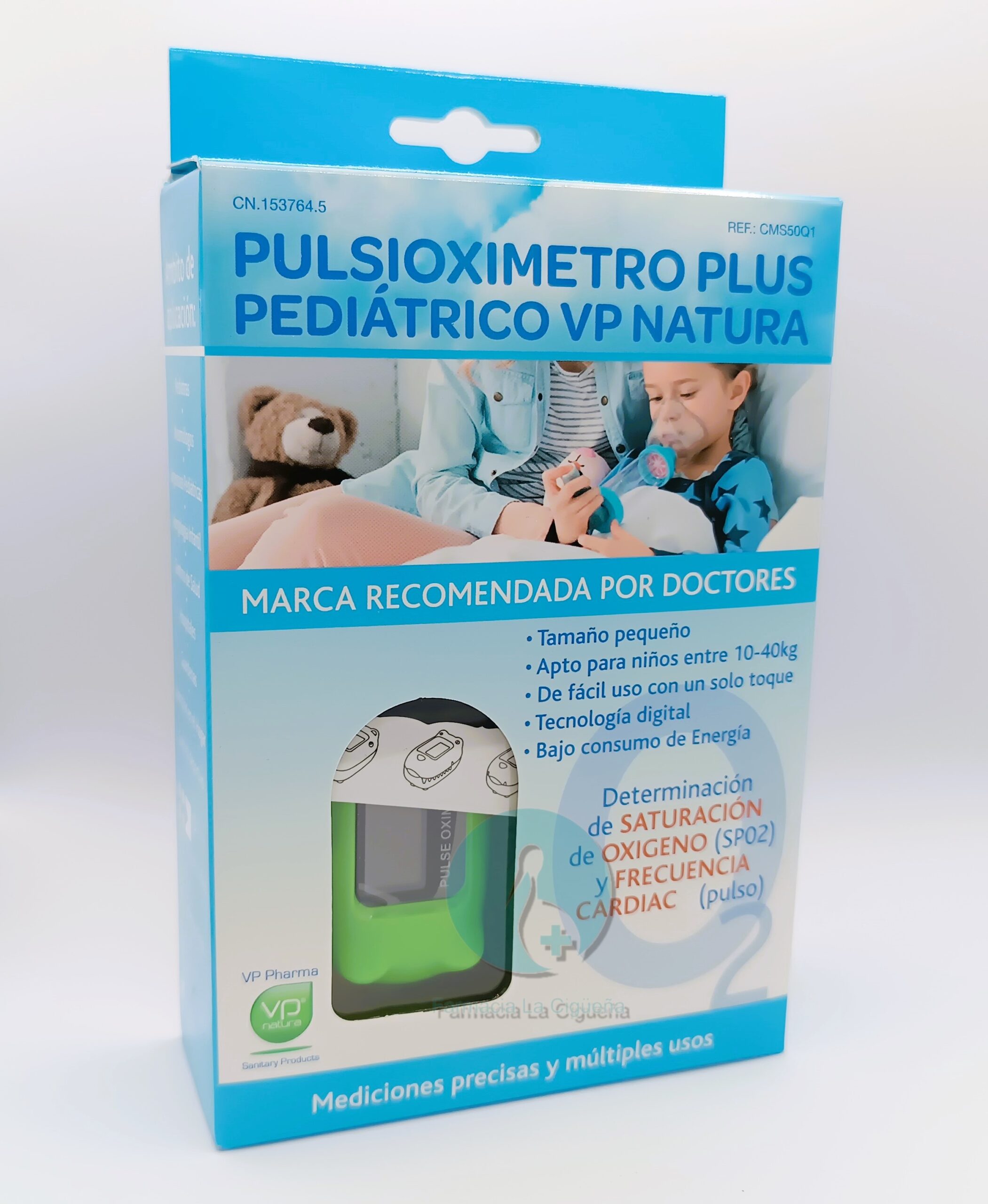 PULSIOXIMETRO PEDIATRICO VP NATURA FINGER TIP VP