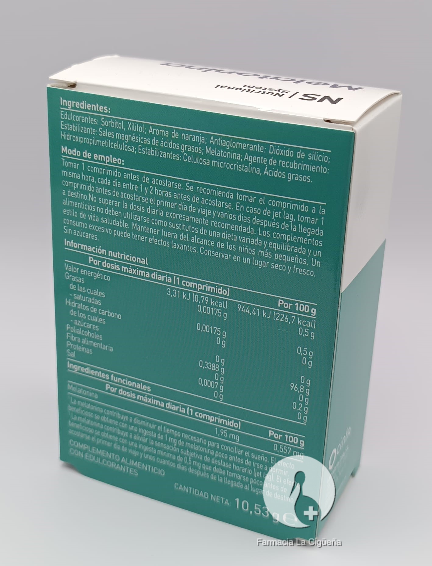 NS MELATONINA 1,95 MG 30 COMPRIMIDOS MASTICABLES SABOR NARANJA