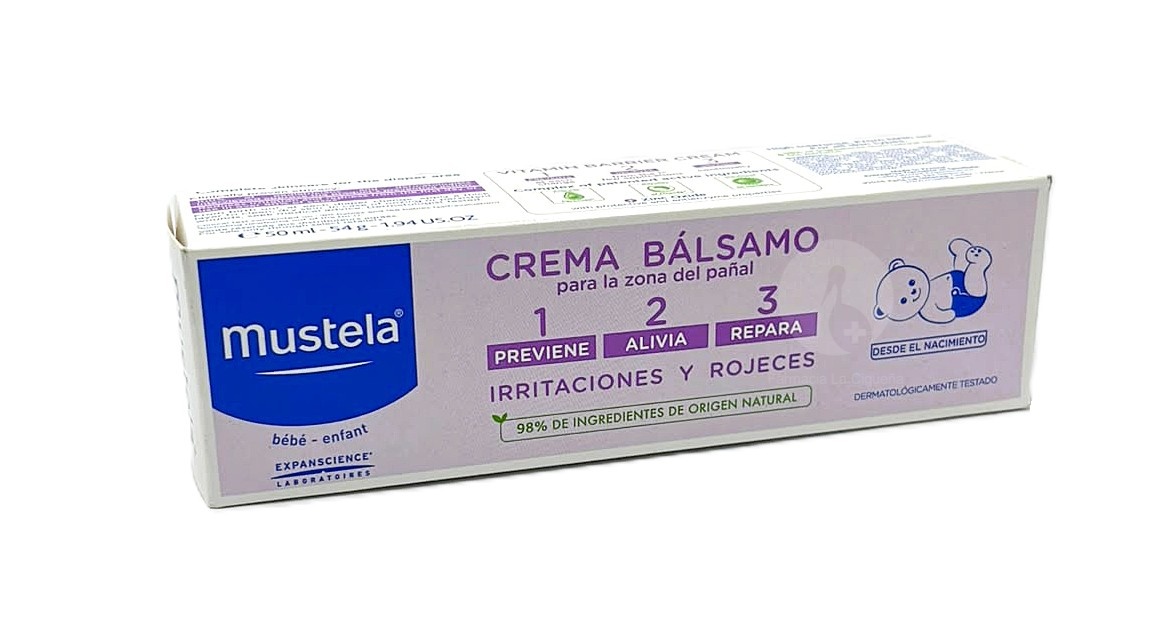 MUSTELA CREMA BALSAMO 1, 2, 3. 1 ENVASE 50 ML