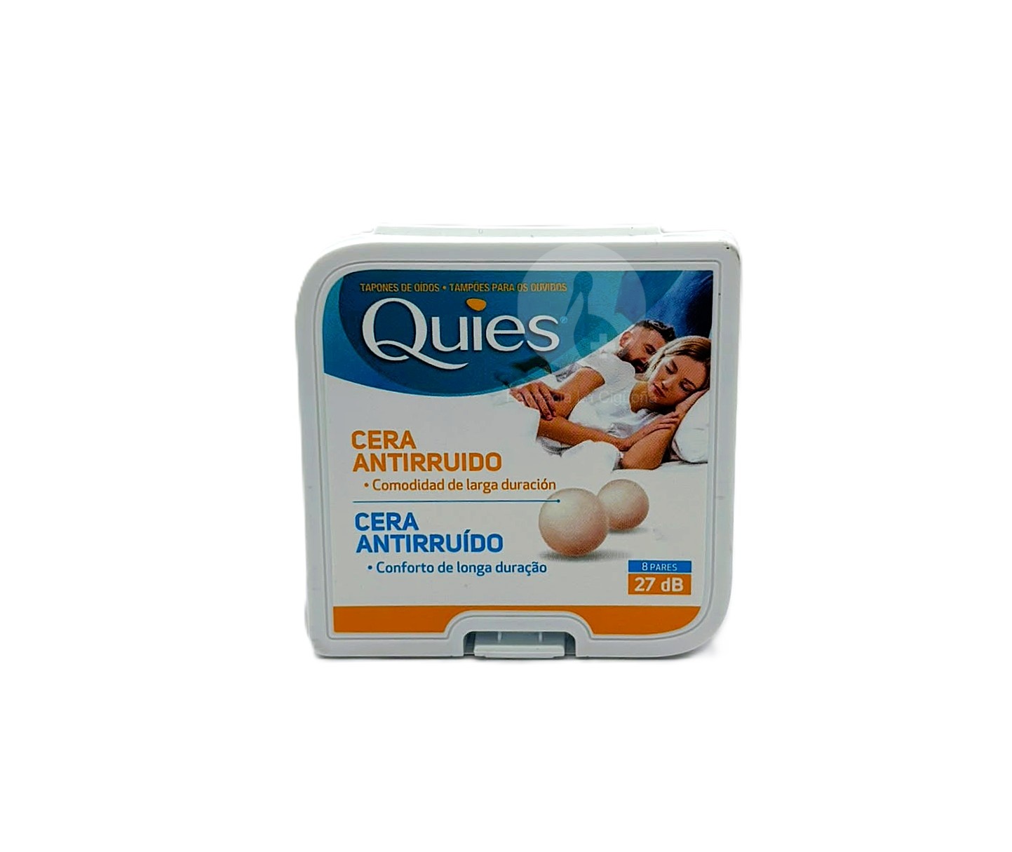 TAPONES OIDOS CERA ANTIRRUIDO QUIES 16 UNIDADES