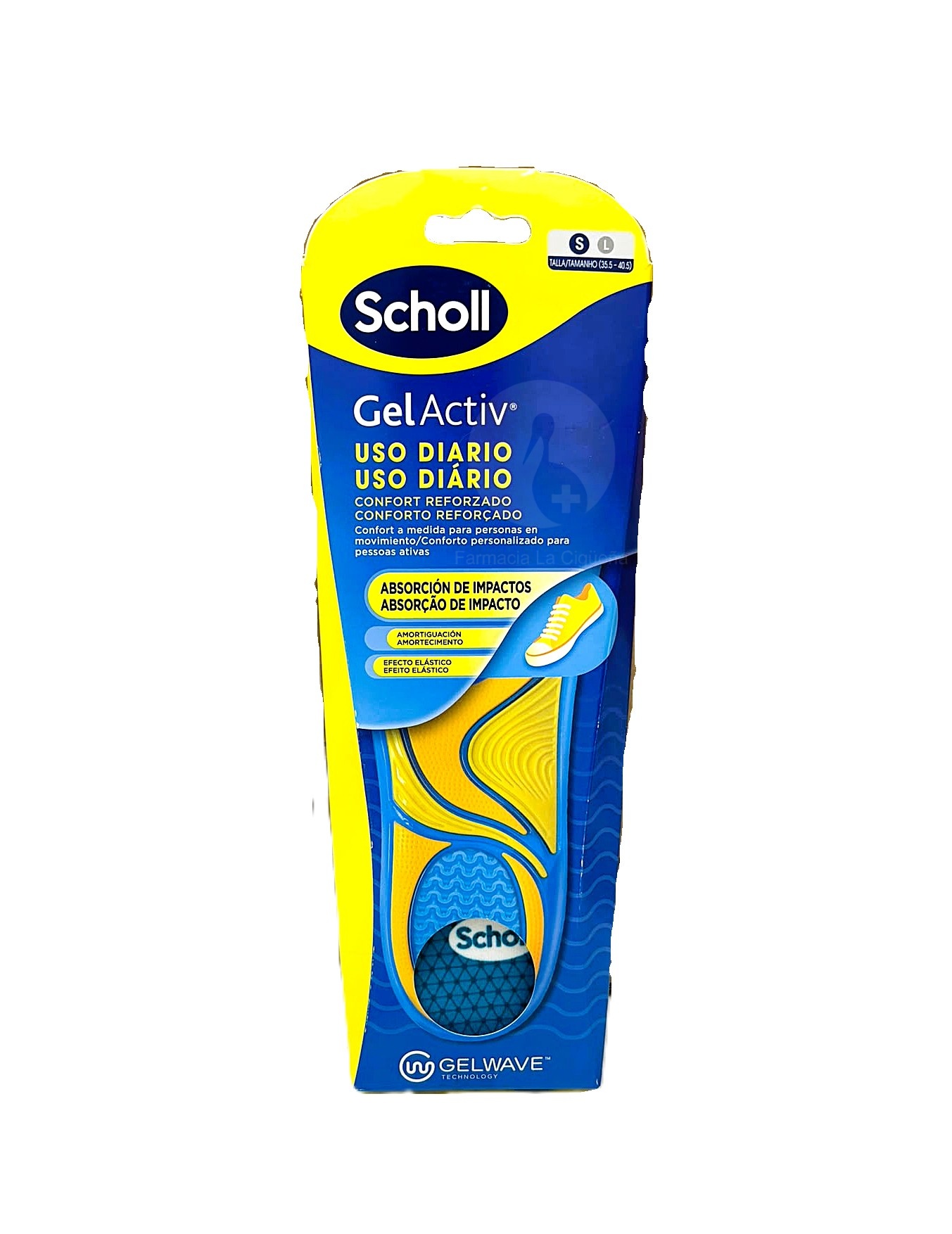 DR SCHOLL GELACTIV USO DIARIO MUJER 1 PAR