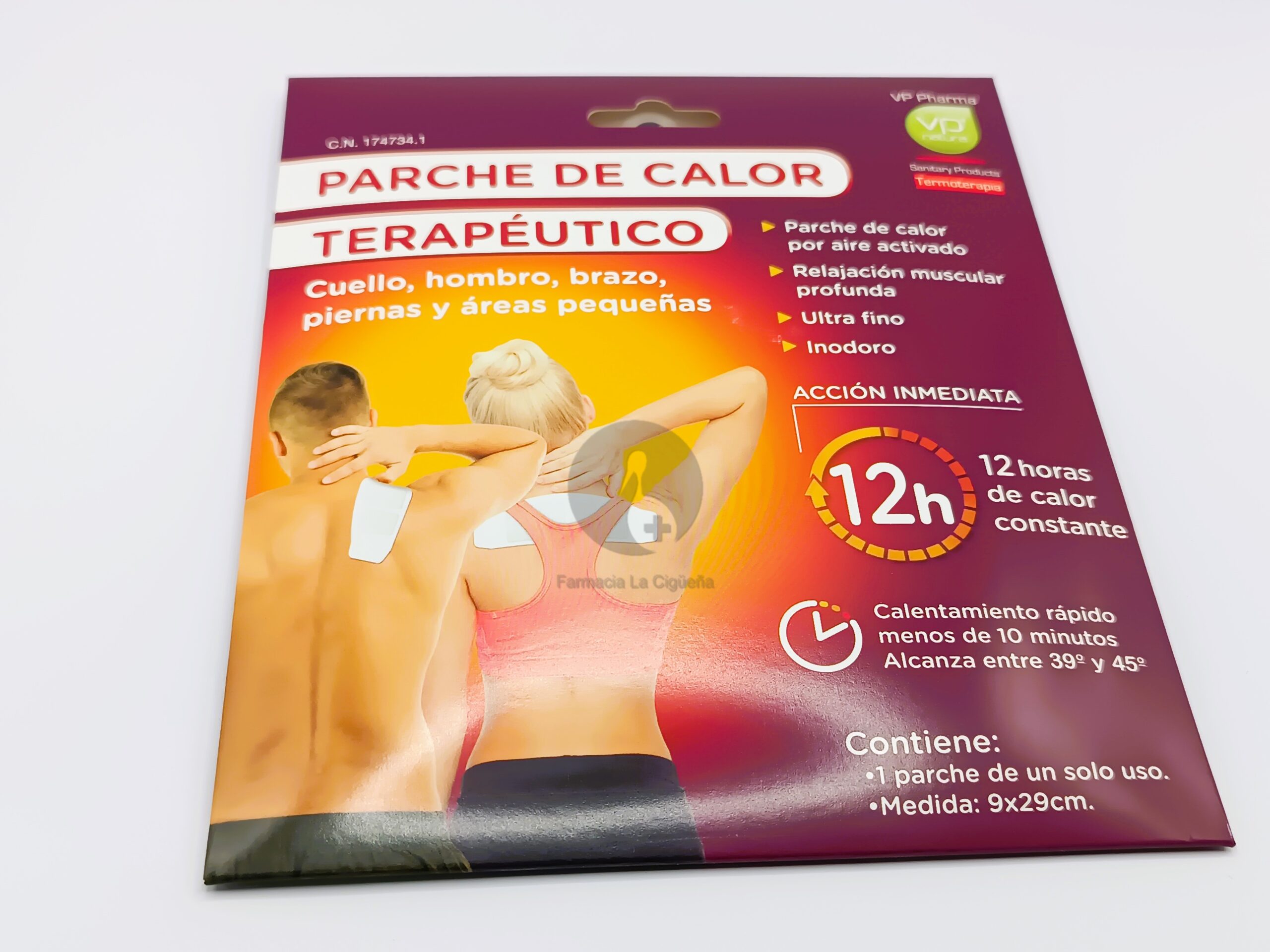 VP NATURA PARCHE DE CALOR TERAPEUTICO 1 PARCHE