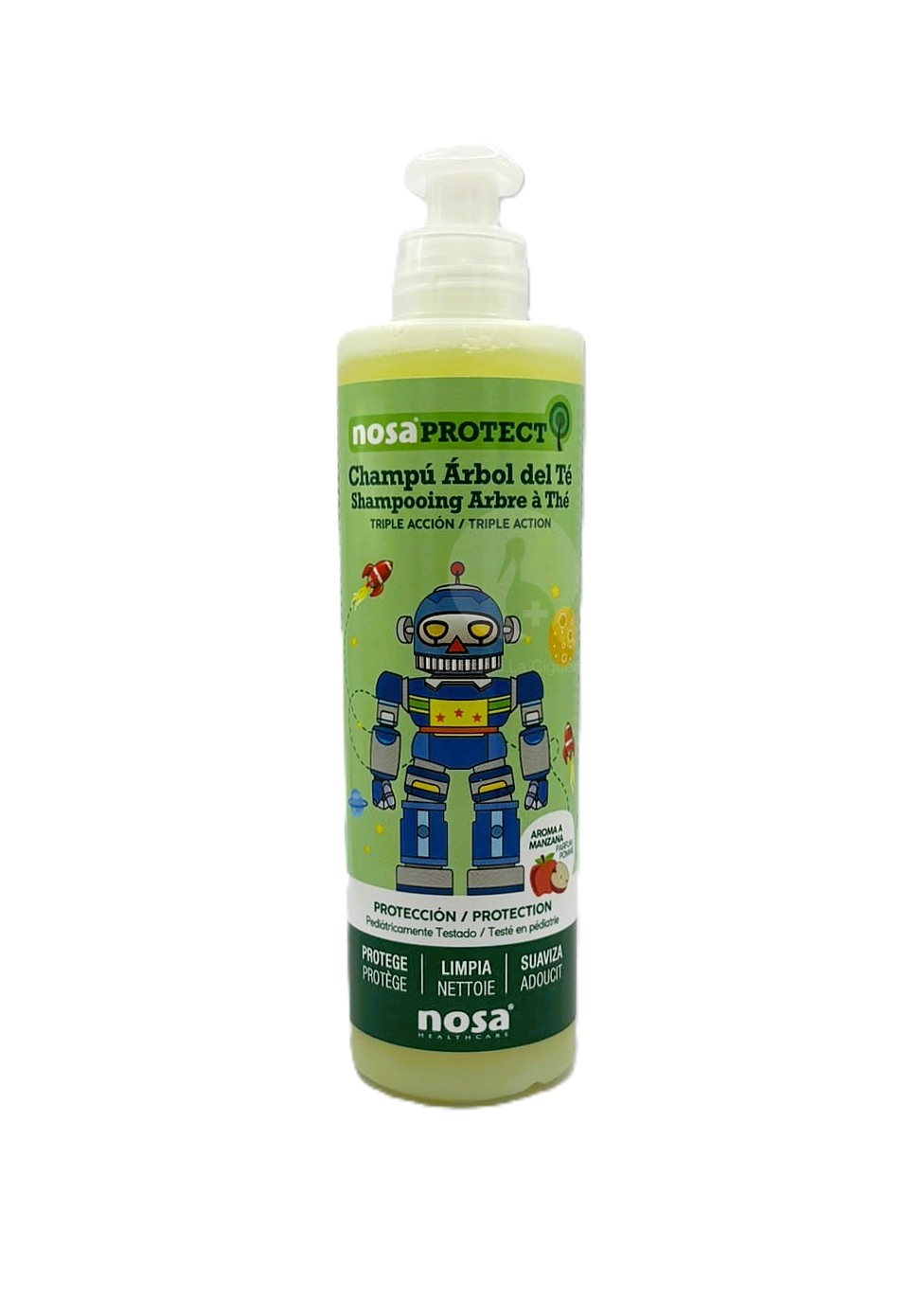 NOSA NATURAL CHAMPU ACEITE DEL ARBOL DEL TE VERDE 1 ENVASE 250 ML