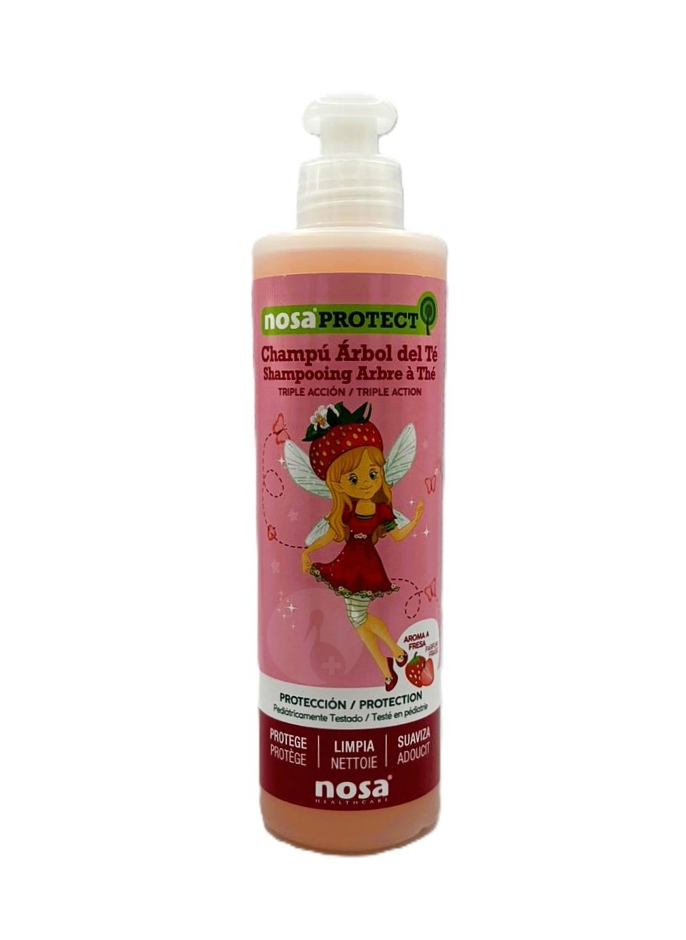 NOSA NATURAL CHAMPU ACEITE DEL ARBOL DEL TE ROSA 1 ENVASE 250 ML