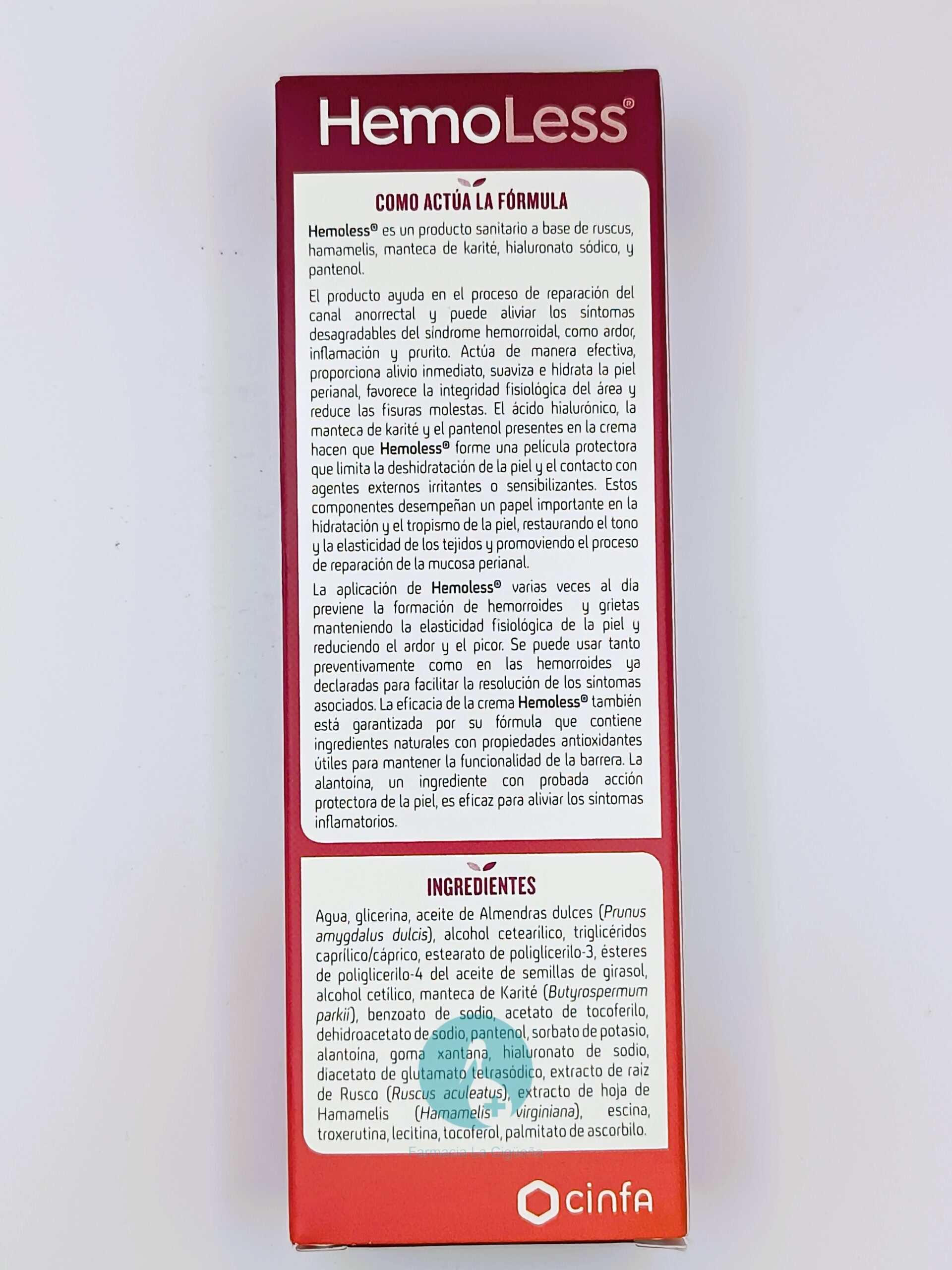 HEMOLESS CREMA SANTE VERTE 1 ENVASE 50 ML