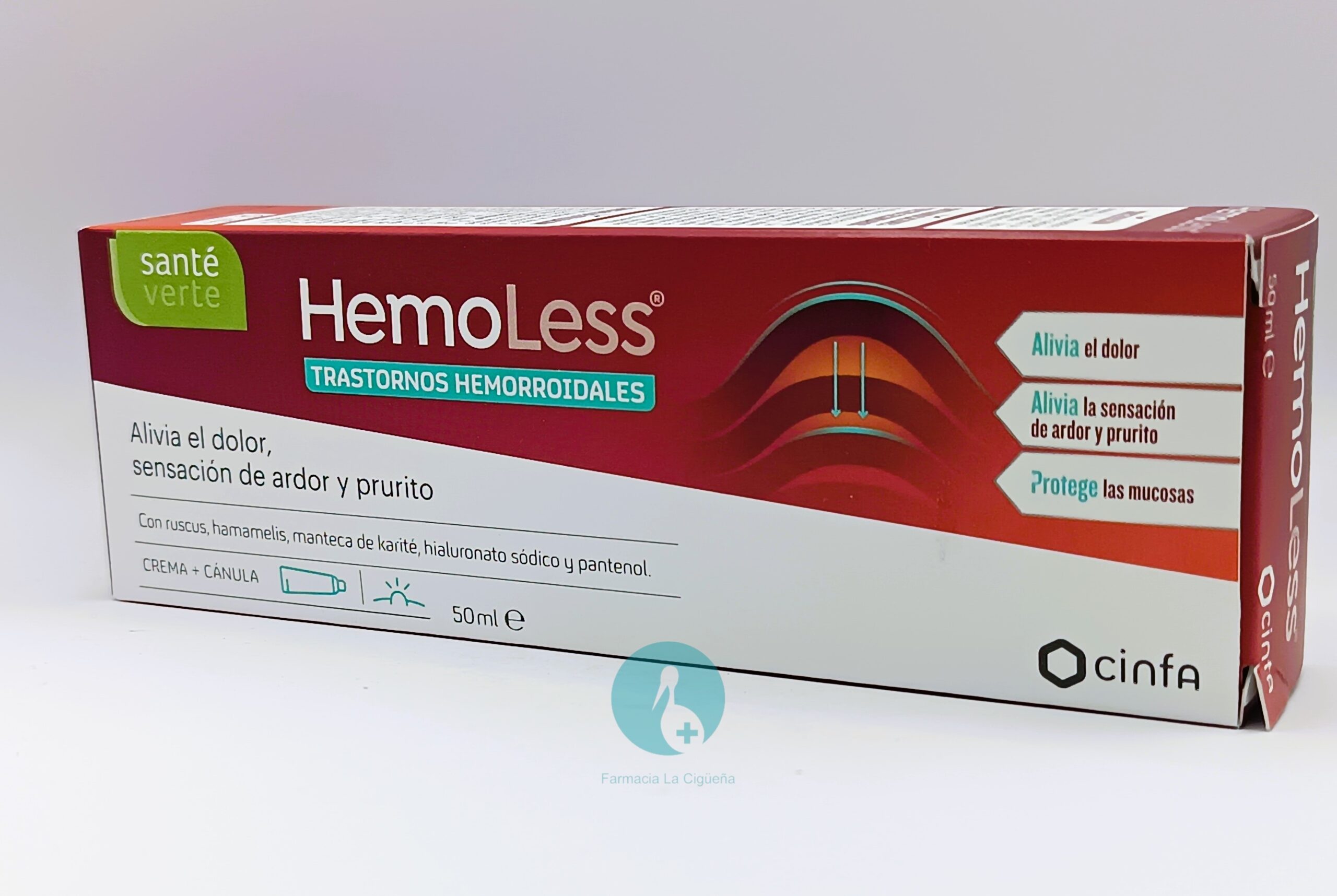 HEMOLESS CREMA SANTE VERTE 1 ENVASE 50 ML