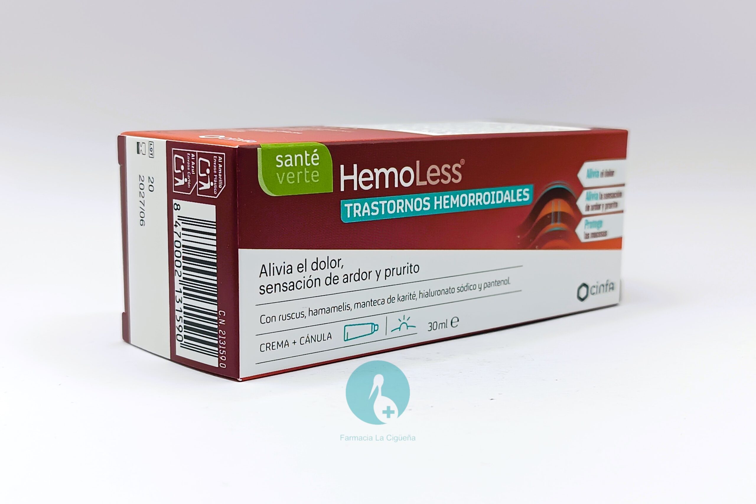 HEMOLESS CREMA 30ML