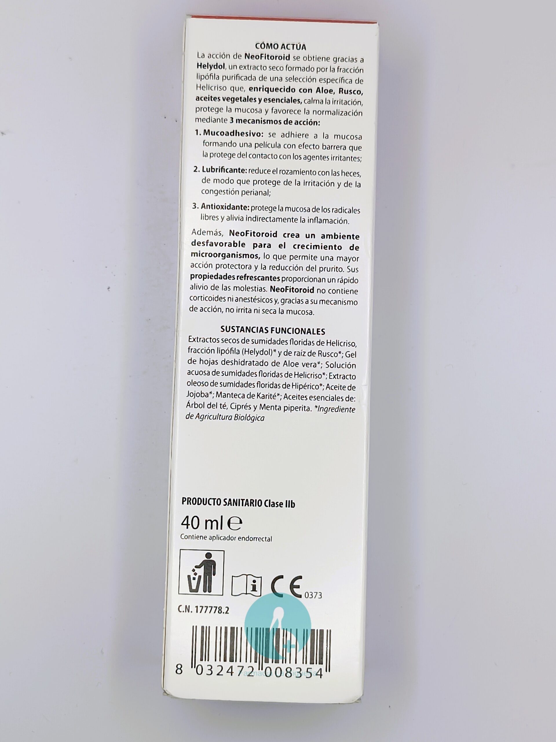 NEOFITOROID BIOPOMADA HEMORROIDAL 1 ENVASE 40 ML