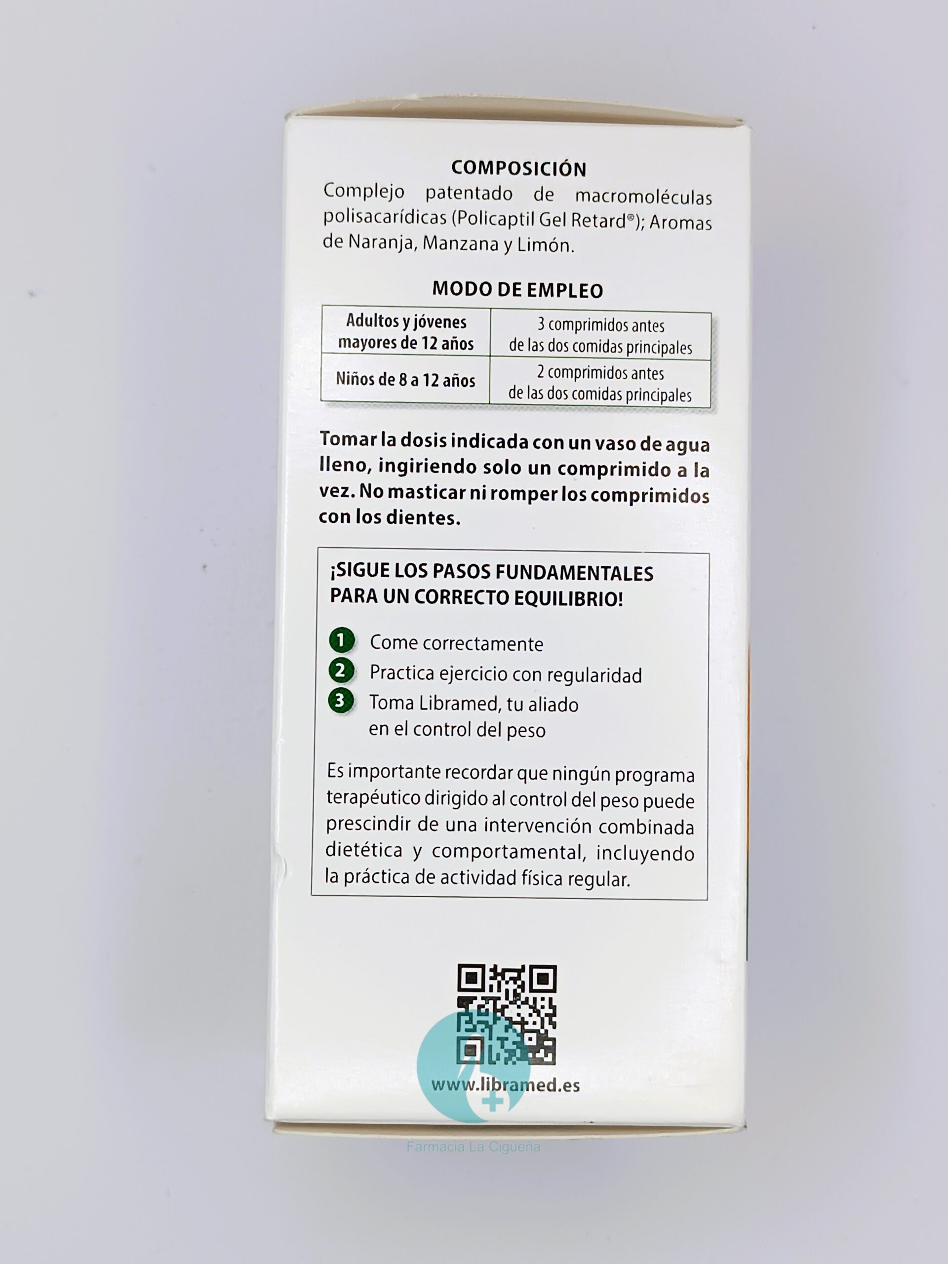 LIBRAMED 725 MG 138 COMPRIMIDOS