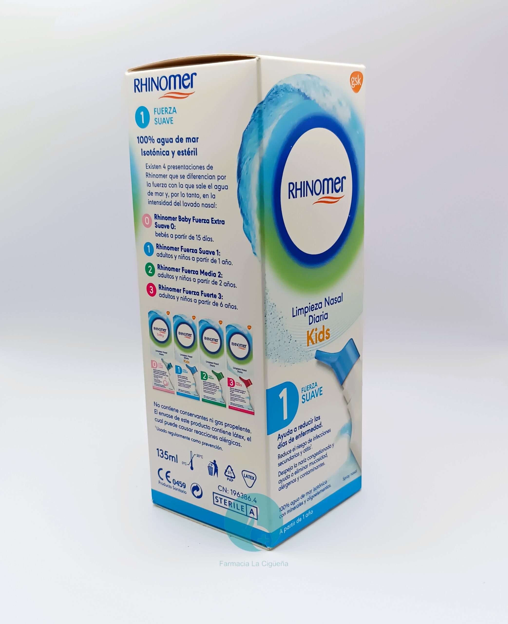 RHINOMER LIMPIEZA NASAL F-1 1 NEBULIZADOR 135 ML