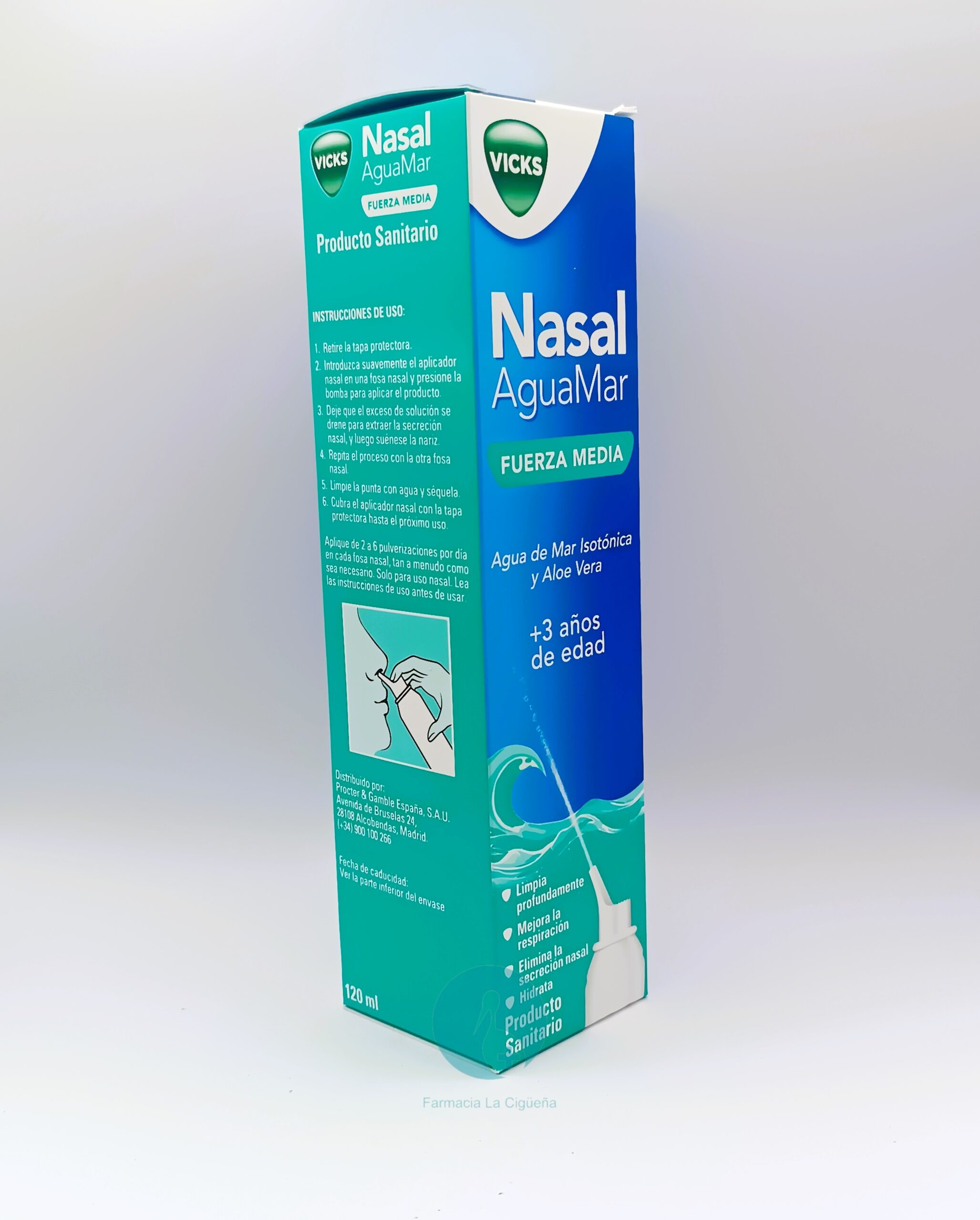 VICKS NASAL AGUAMAR MEDIO 120ML