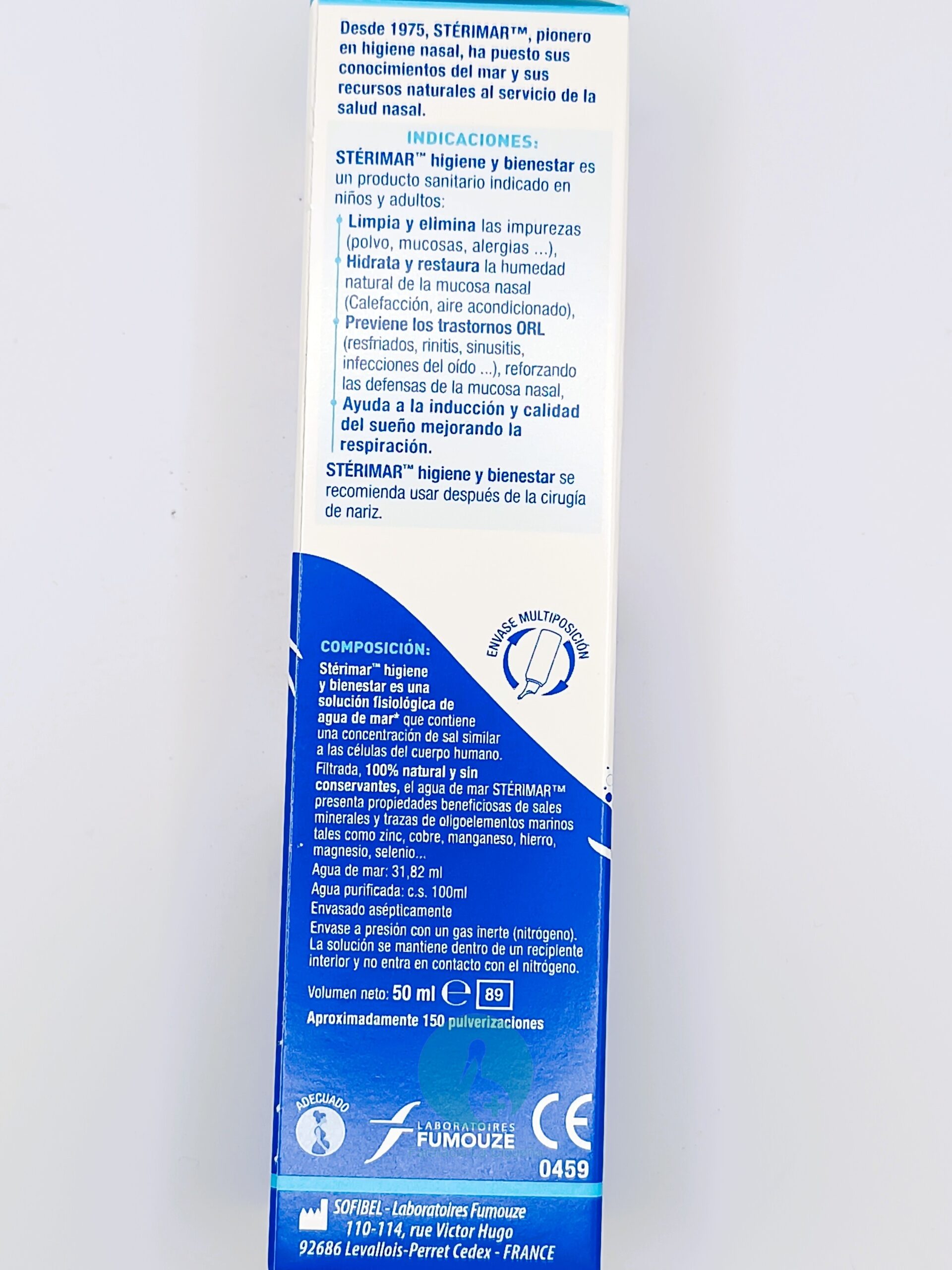 STERIMAR HIGIENE Y BIENESTAR 1 ENVASE 50 ML MICRODIFUSION
