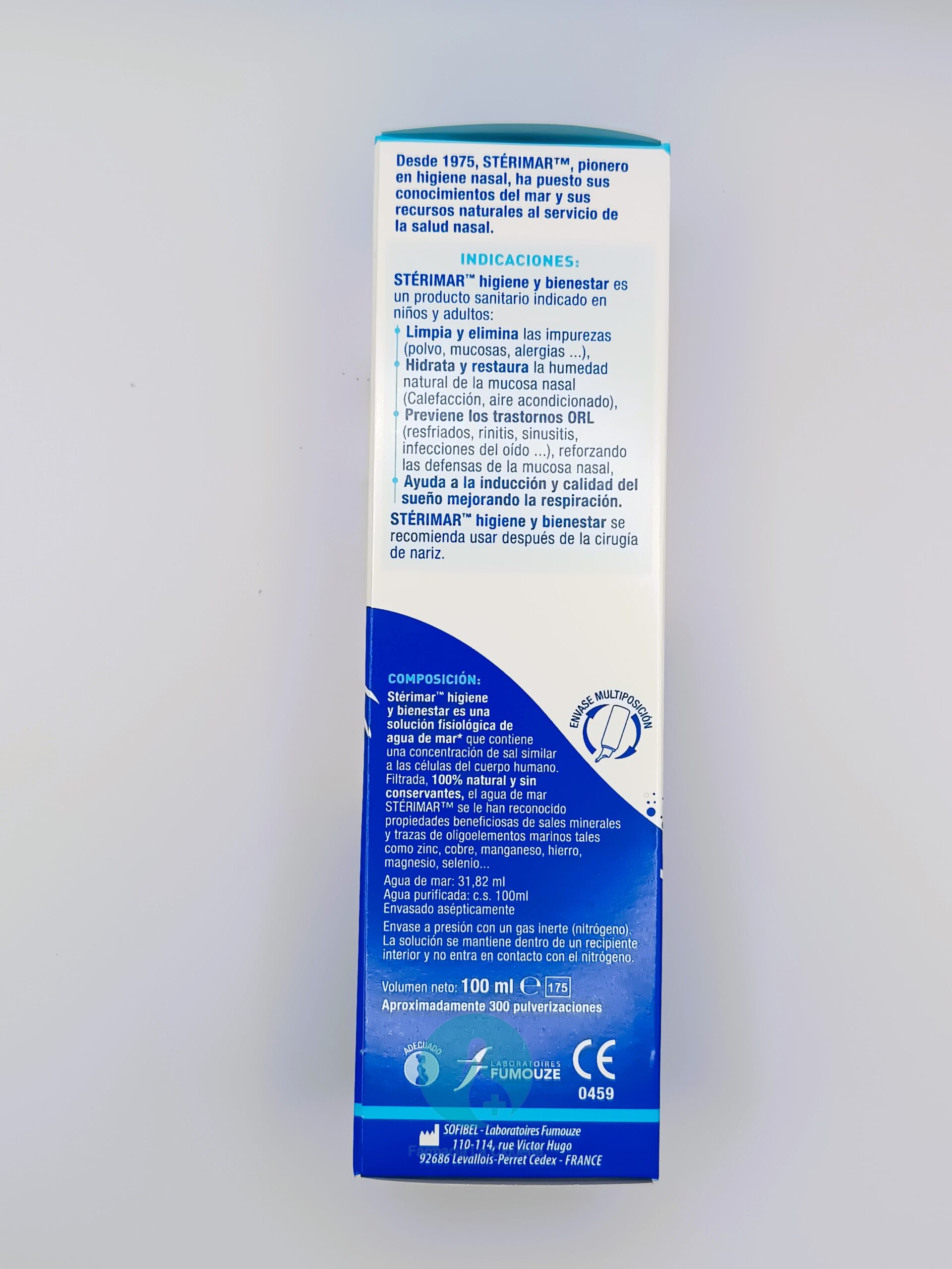 STERIMAR HIGIENE Y BIENESTAR 1 ENVASE 100 ML MICRODIFUSION