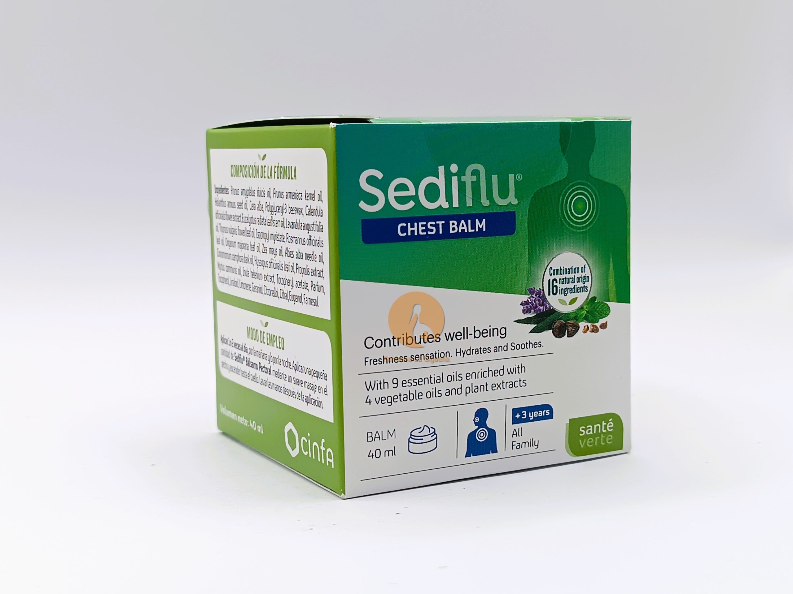 SANTE VERTE SEDIFLU BALSAMO PECTORAL 1 ENVASE 40 ML