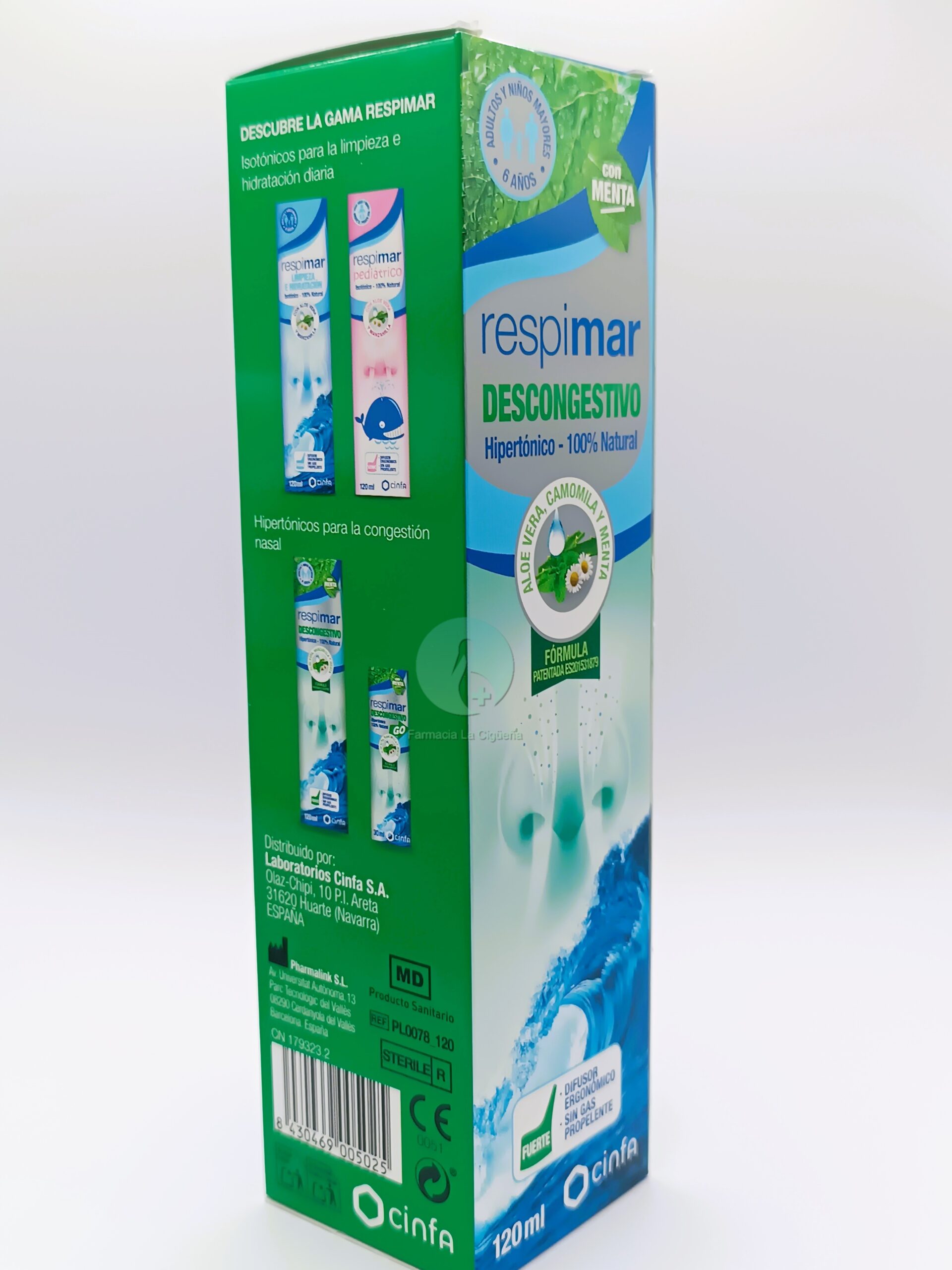 RESPIMAR DESCONGESTIVO 1 ENVASE 120 ML