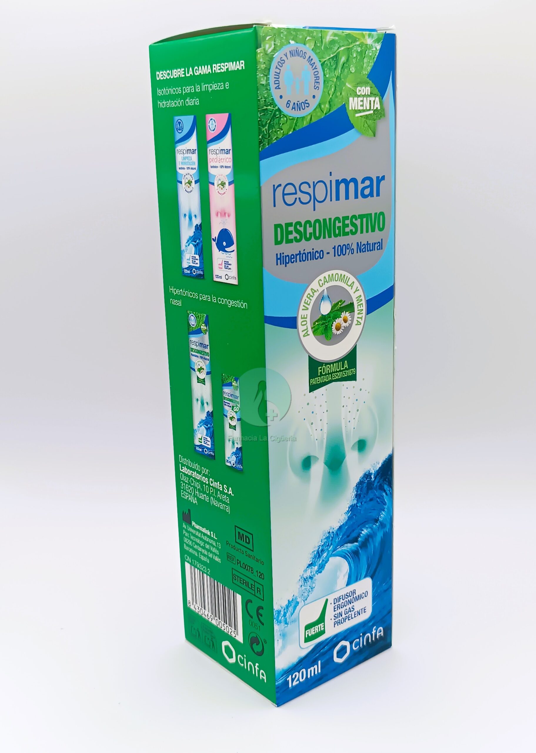 RESPIMAR DESCONGESTIVO 1 ENVASE 120 ML