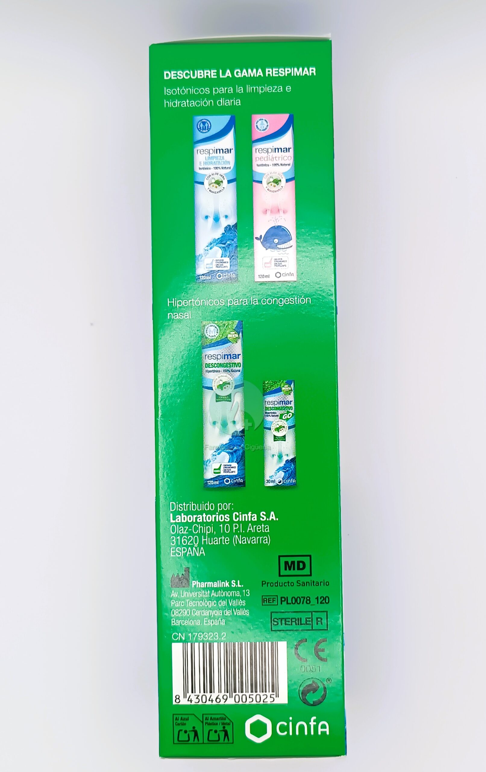 RESPIMAR DESCONGESTIVO 1 ENVASE 120 ML