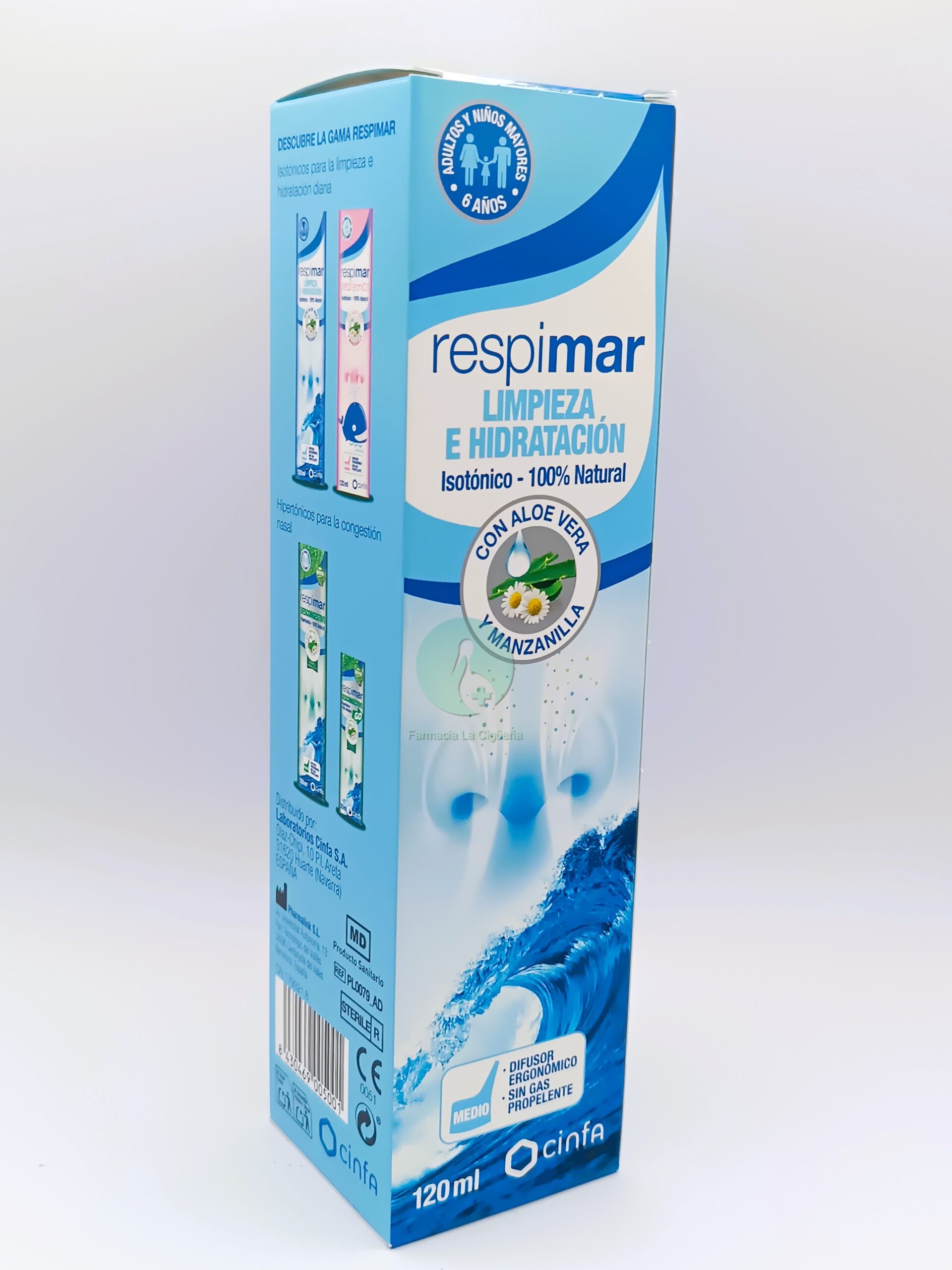 RESPIMAR LIMPIEZA E HIDRATACION 1 ENVASE 120 ML