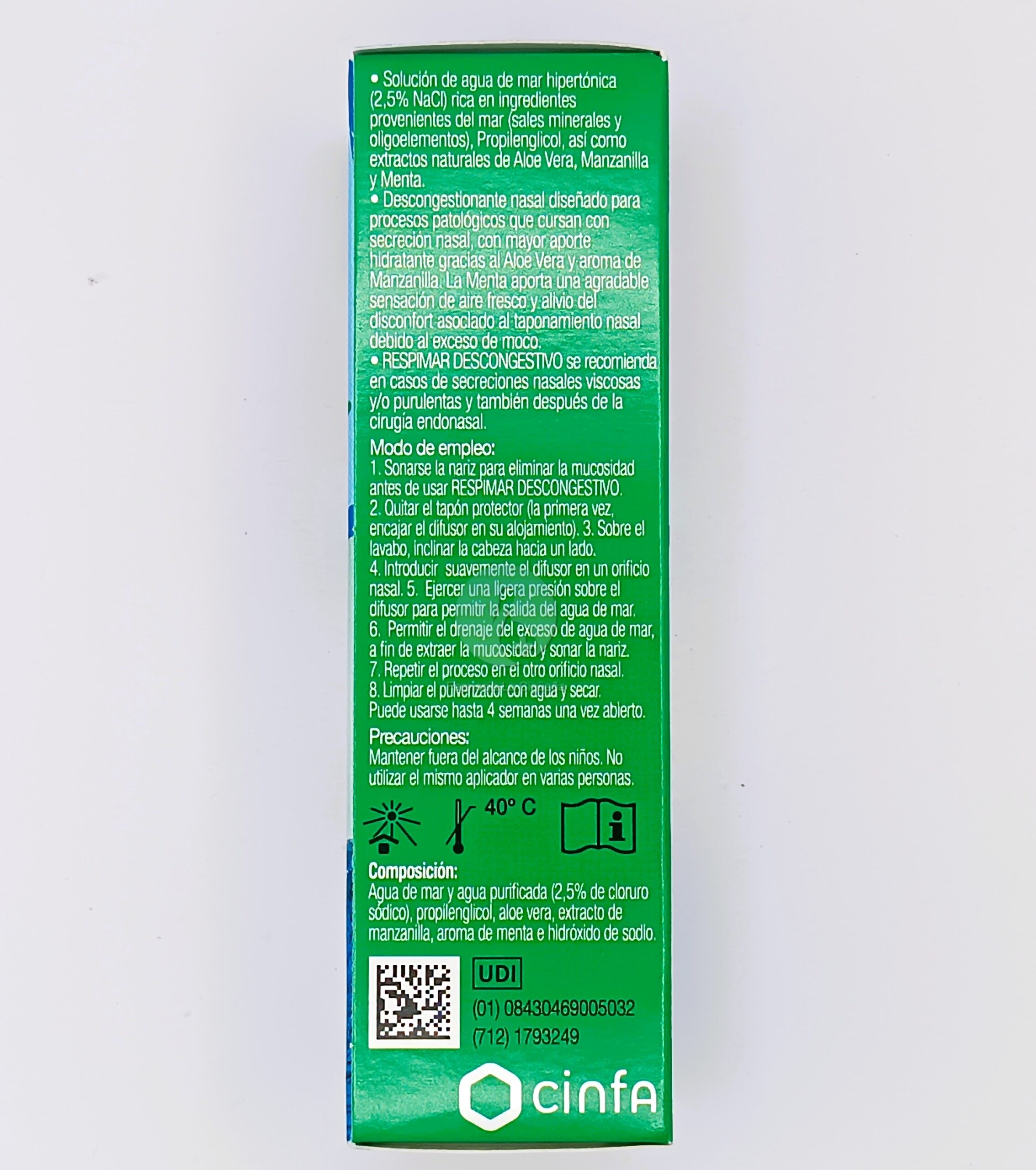 RESPIMAR DESCONGESTIVO GO 1 ENVASE 30 ML