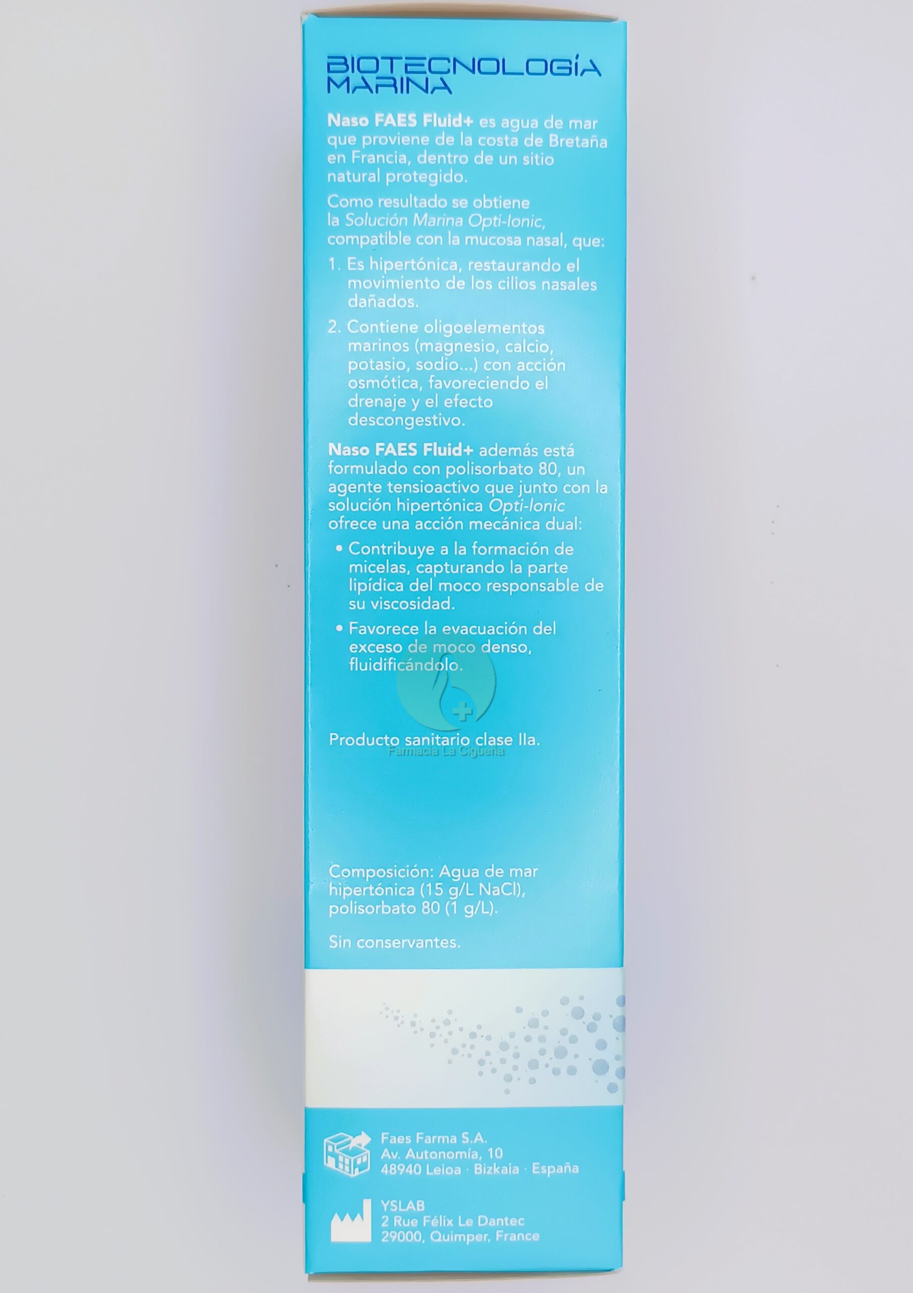 NASO FAES FLUID+ LIMPIEZA NASAL 1 ENVASE 125 ML
