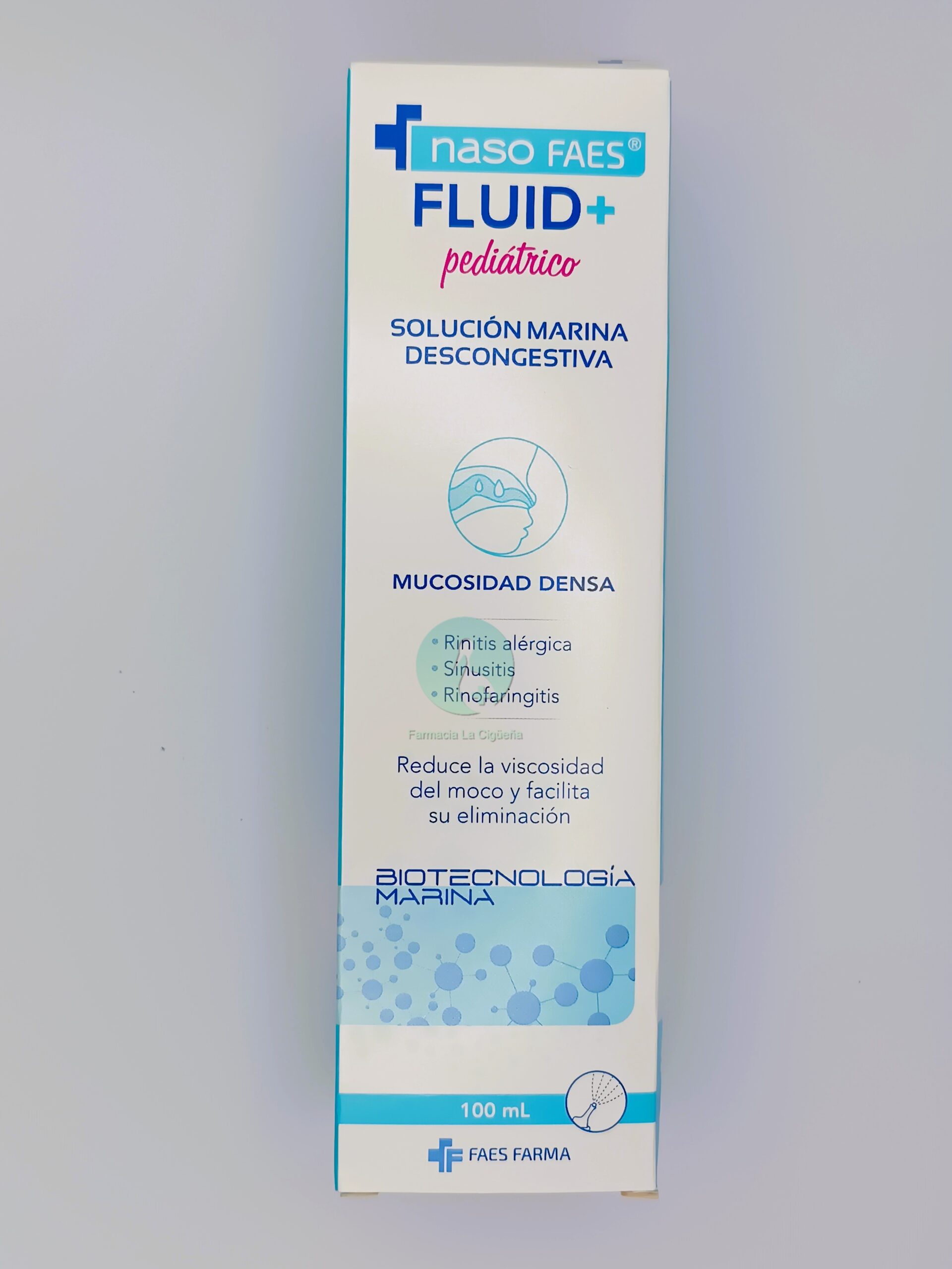 NASO FAES FLUID+ PEDIATRICO LIMPIEZA NASAL 1 ENVASE 100 ML