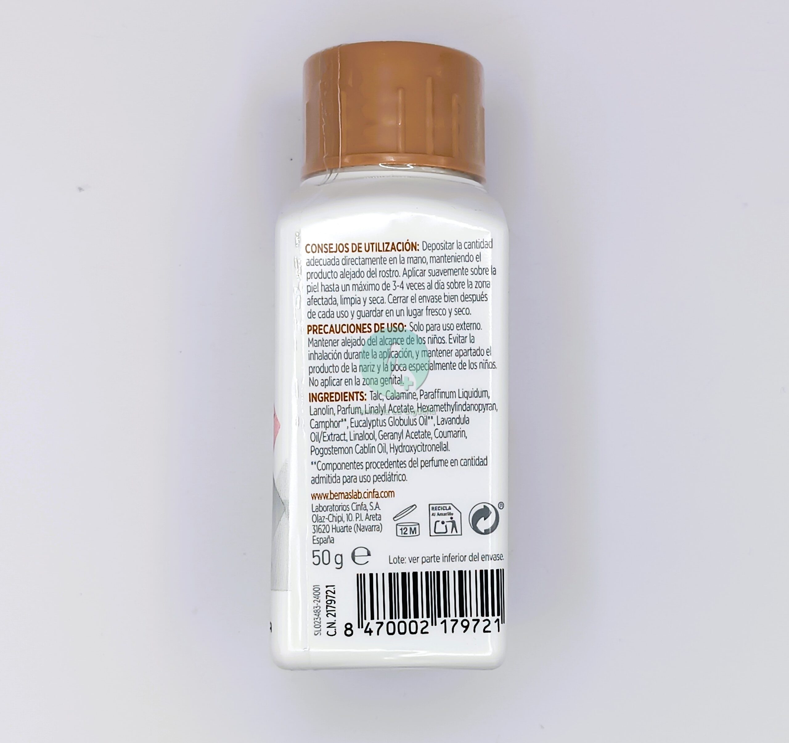 BE+MED PIEL CALMADA CALAMINA 50G