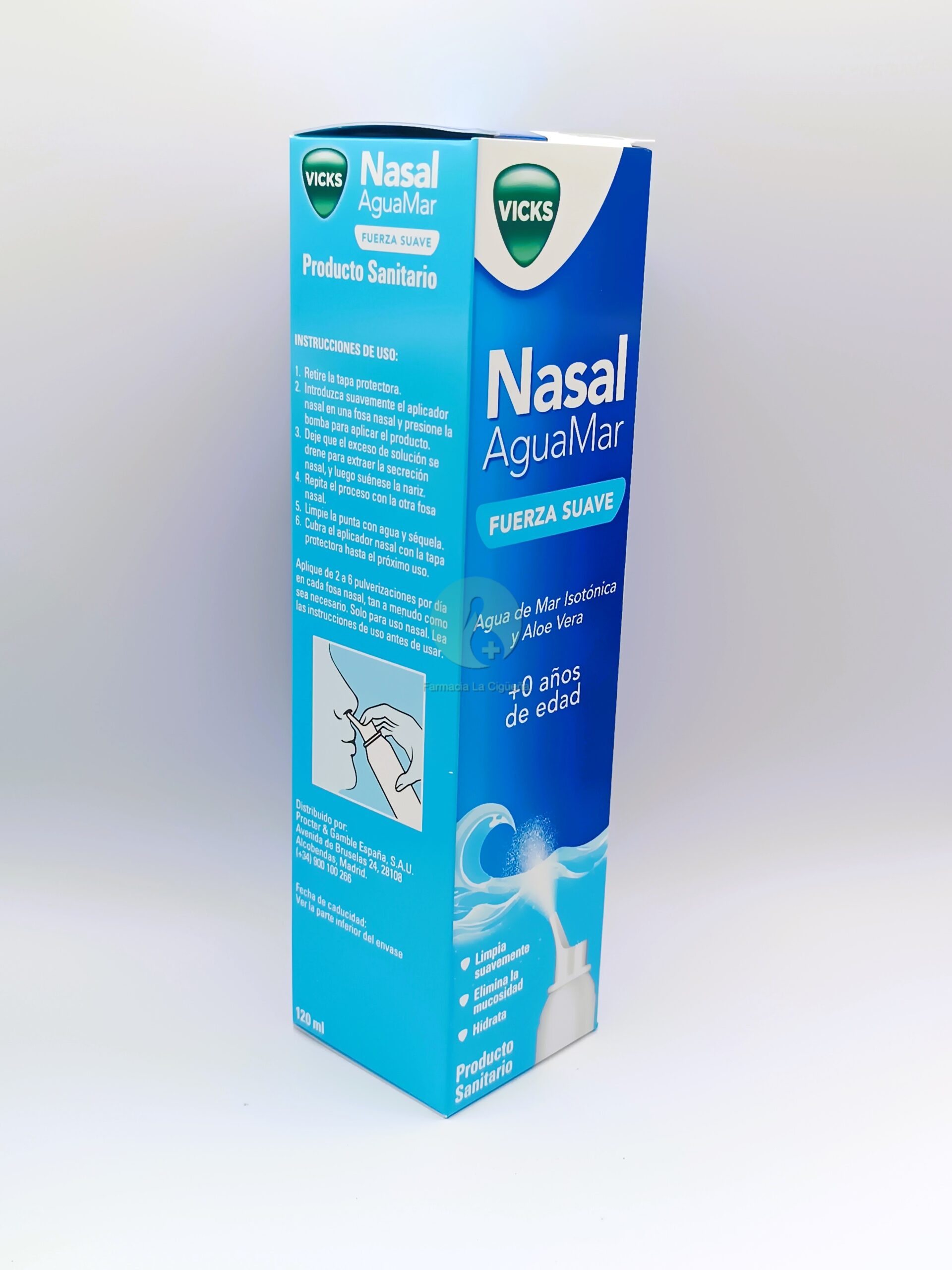 VICKS NASAL AGUAMAR SUAVE 120ML