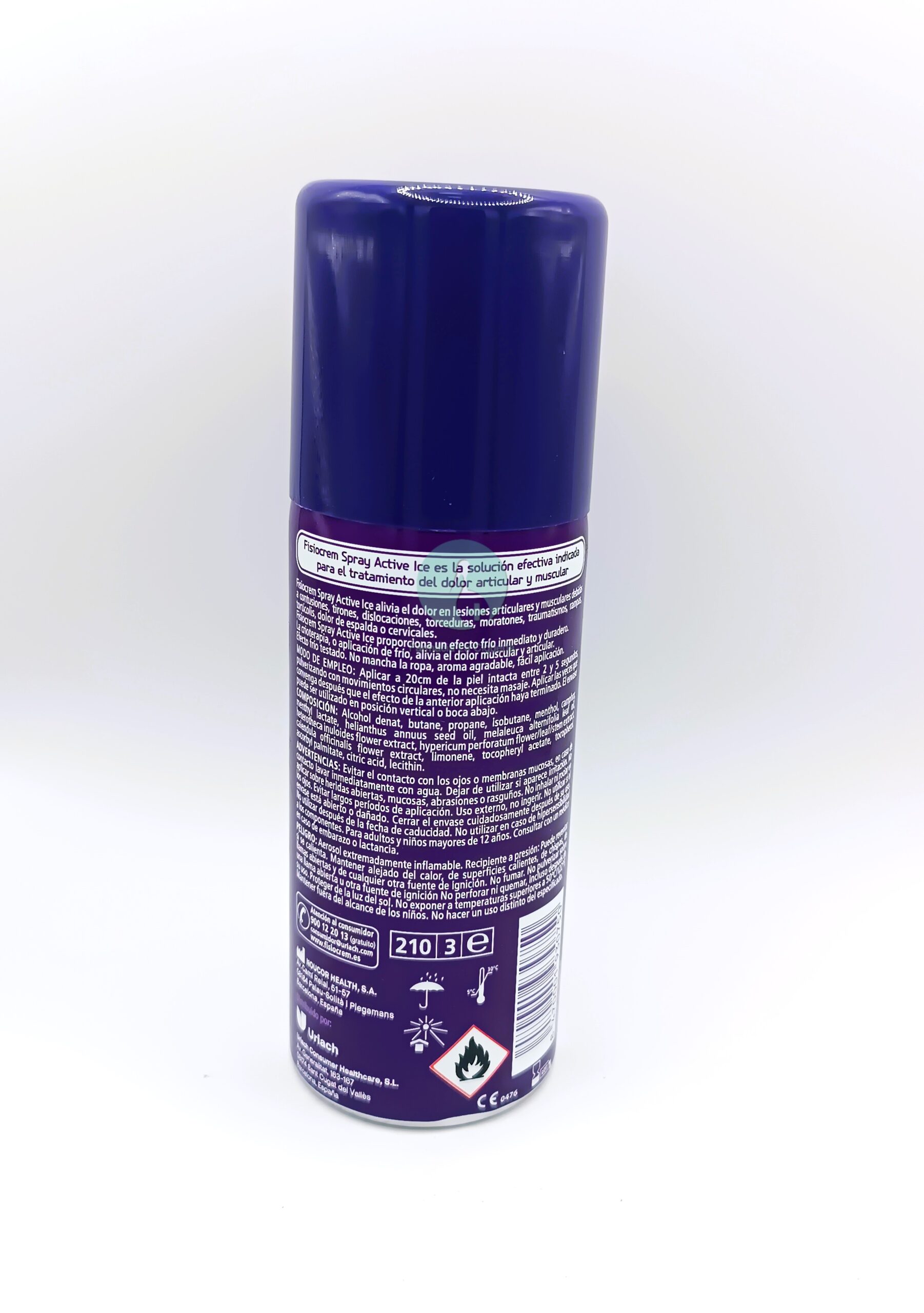 FISIOCREM SPRAY ACTIVE ICE 1 ENVASE 150 ML