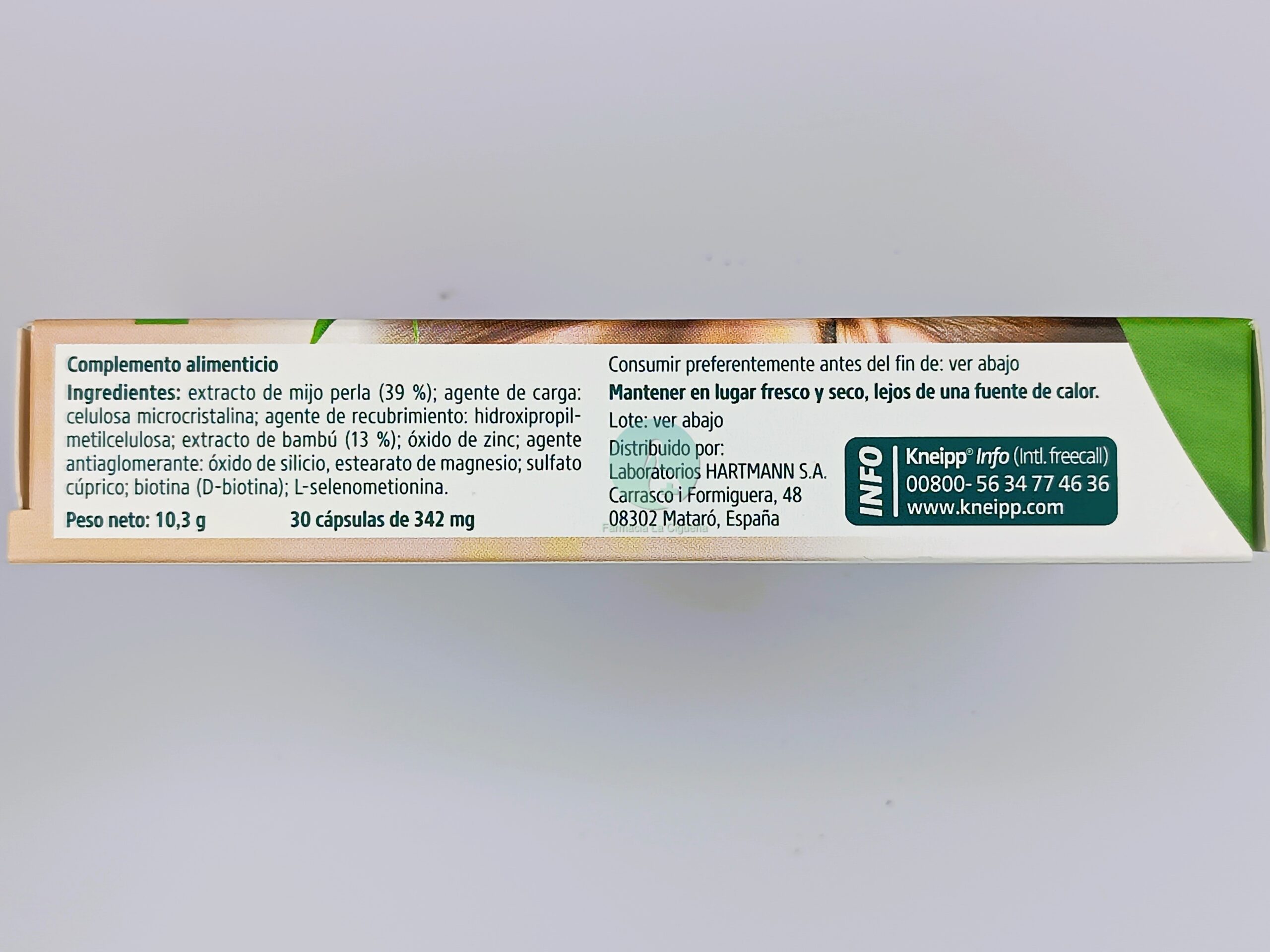 KNEIPP CABELLO Y UÑAS FUERTES 30 CAPSULAS