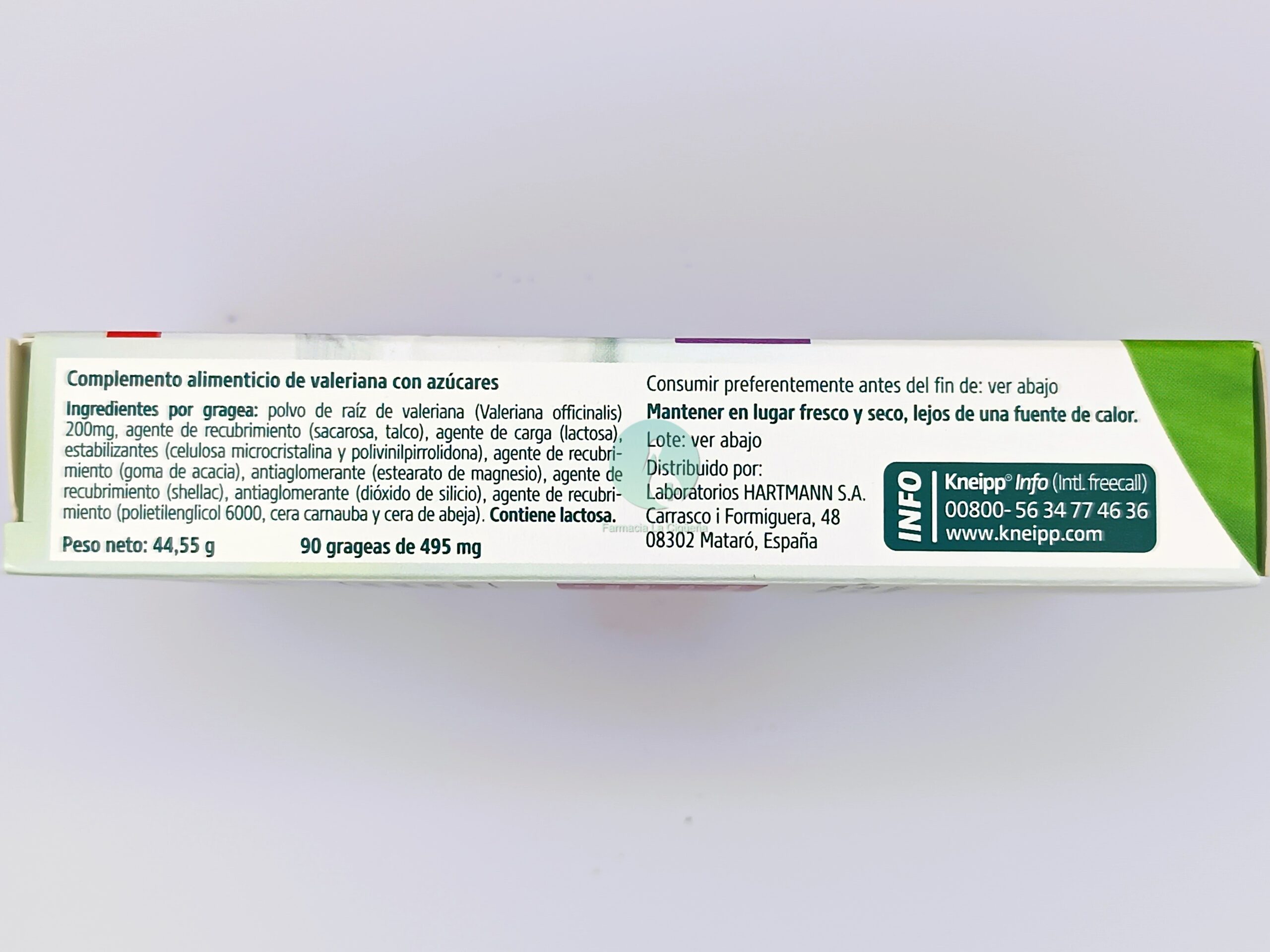 KNEIPP VALERIANA CLASSIC 90 GRAGEAS