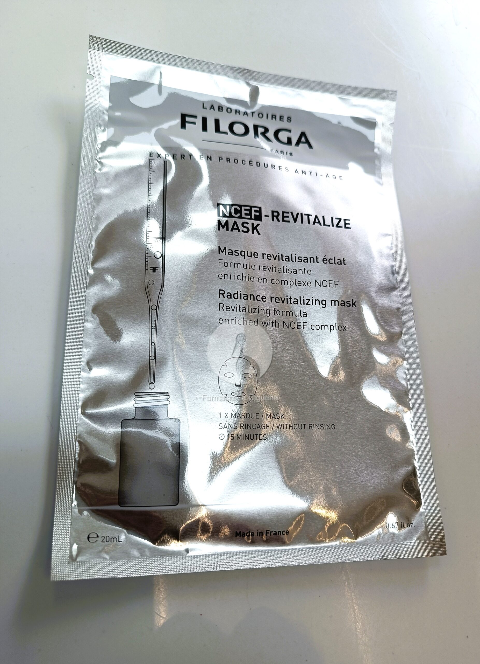 FILORGA NCEP-REVITALIZE MASK MASCARILLA REVITALIZANTE ILUMINADORA 20 ML
