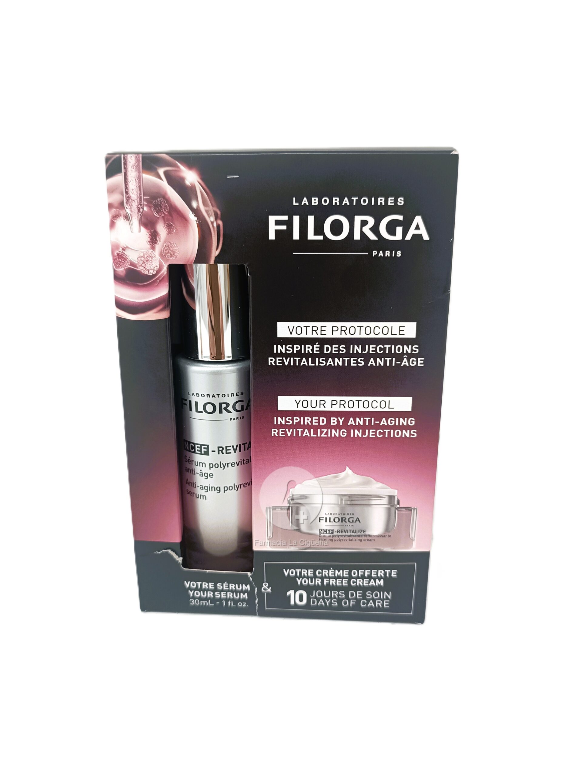 FILORGA NCEF-REVITALIZE 30ML +CREMA NCEF -REVITALIZE 15 ML