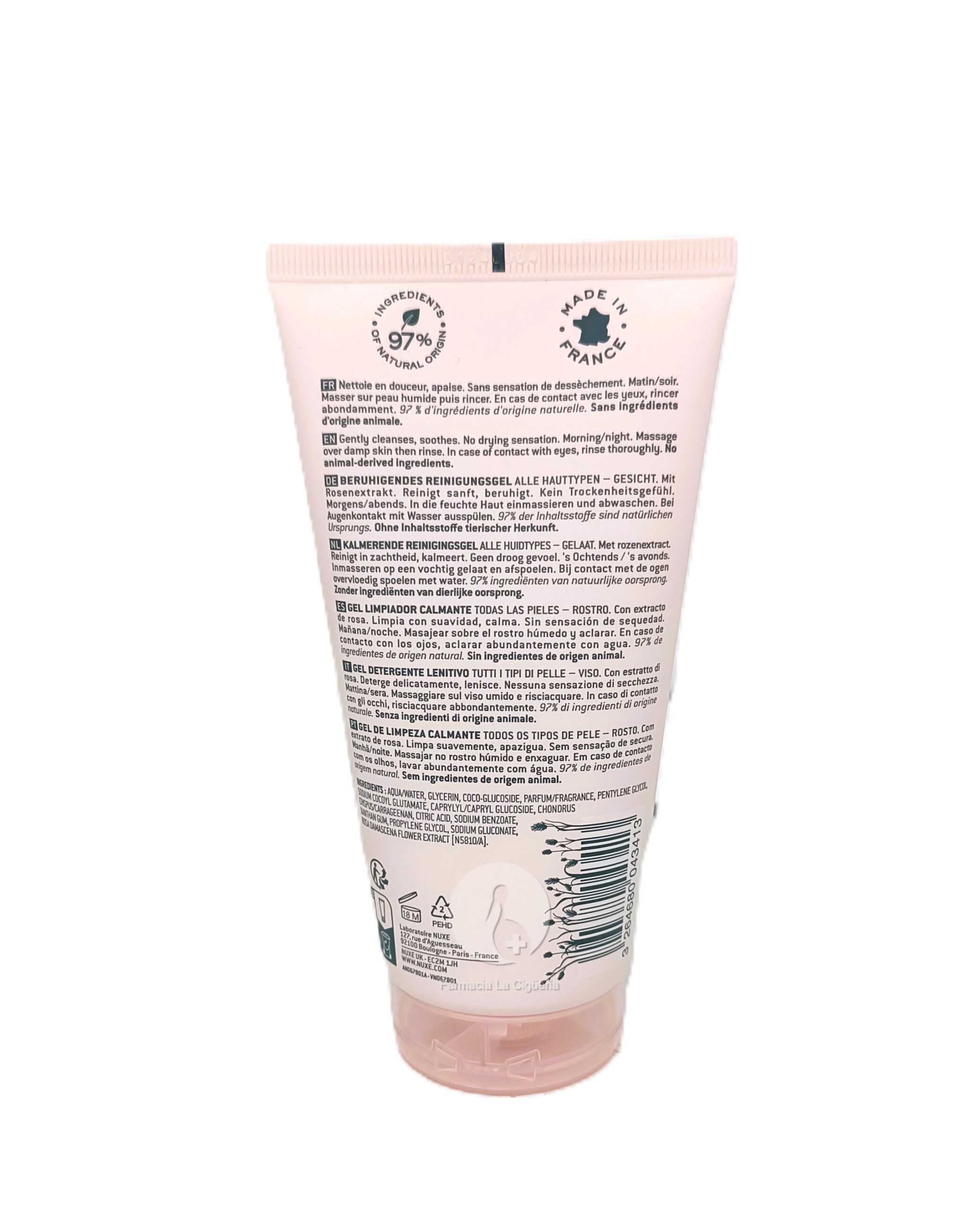 VERY ROSE GEL LIMPIADOR CALMANTE 1 TUBO 150 ML
