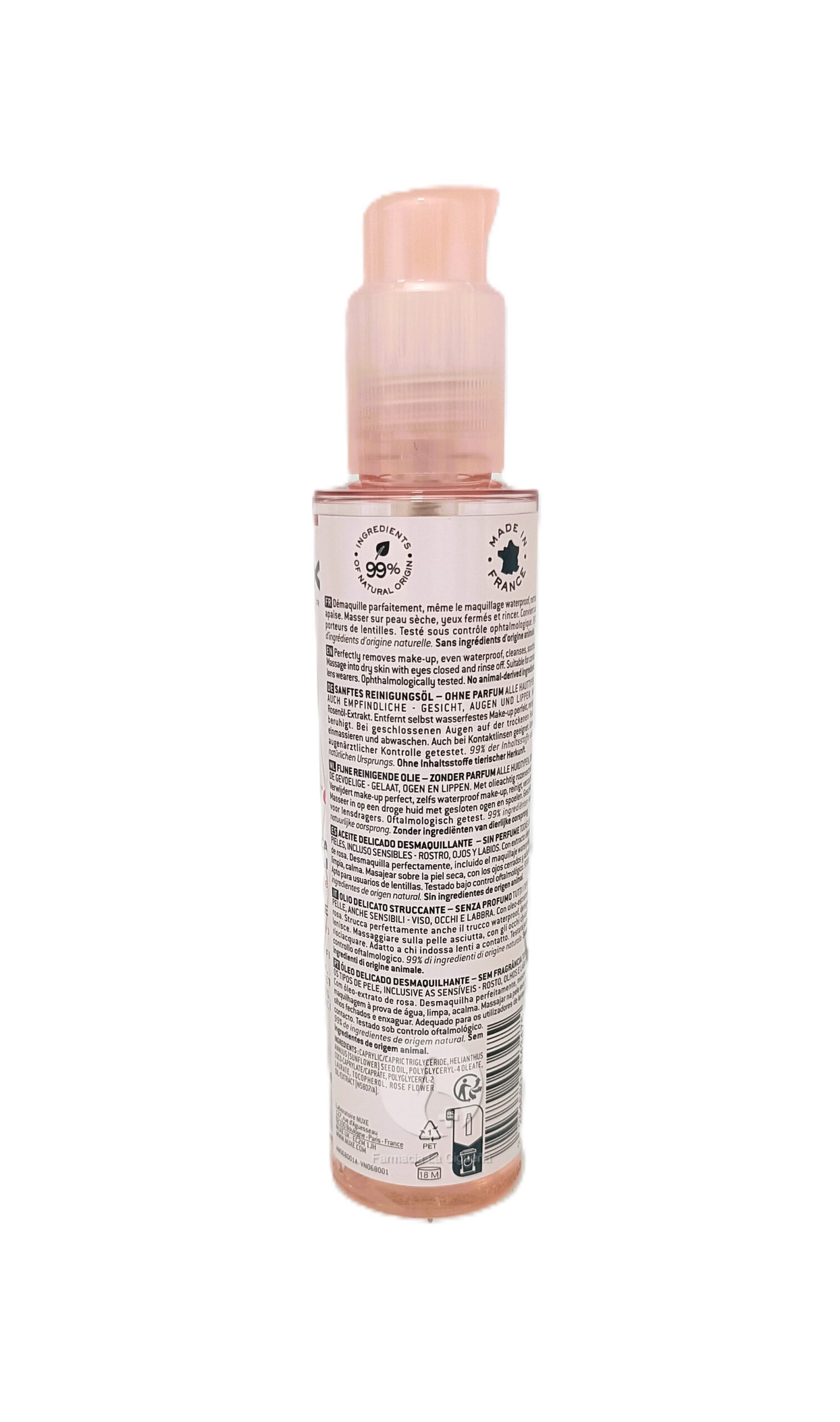 VERY ROSE ACEITE DELICADO DESMAQUILLANTE 1 ENVASE 150 ML