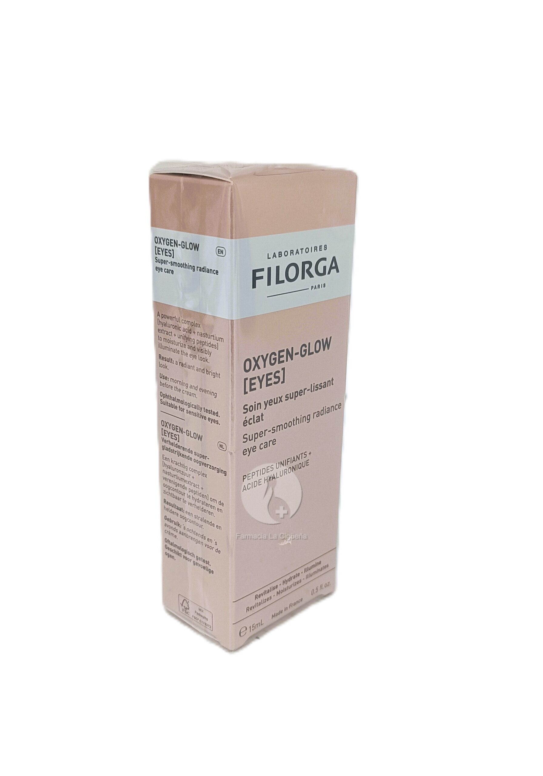 FILORGA OXYGEN-GLOW (EYES) CONTORNO DE OJOS SUPER ALISADOR ILUMINADOR 15 ML