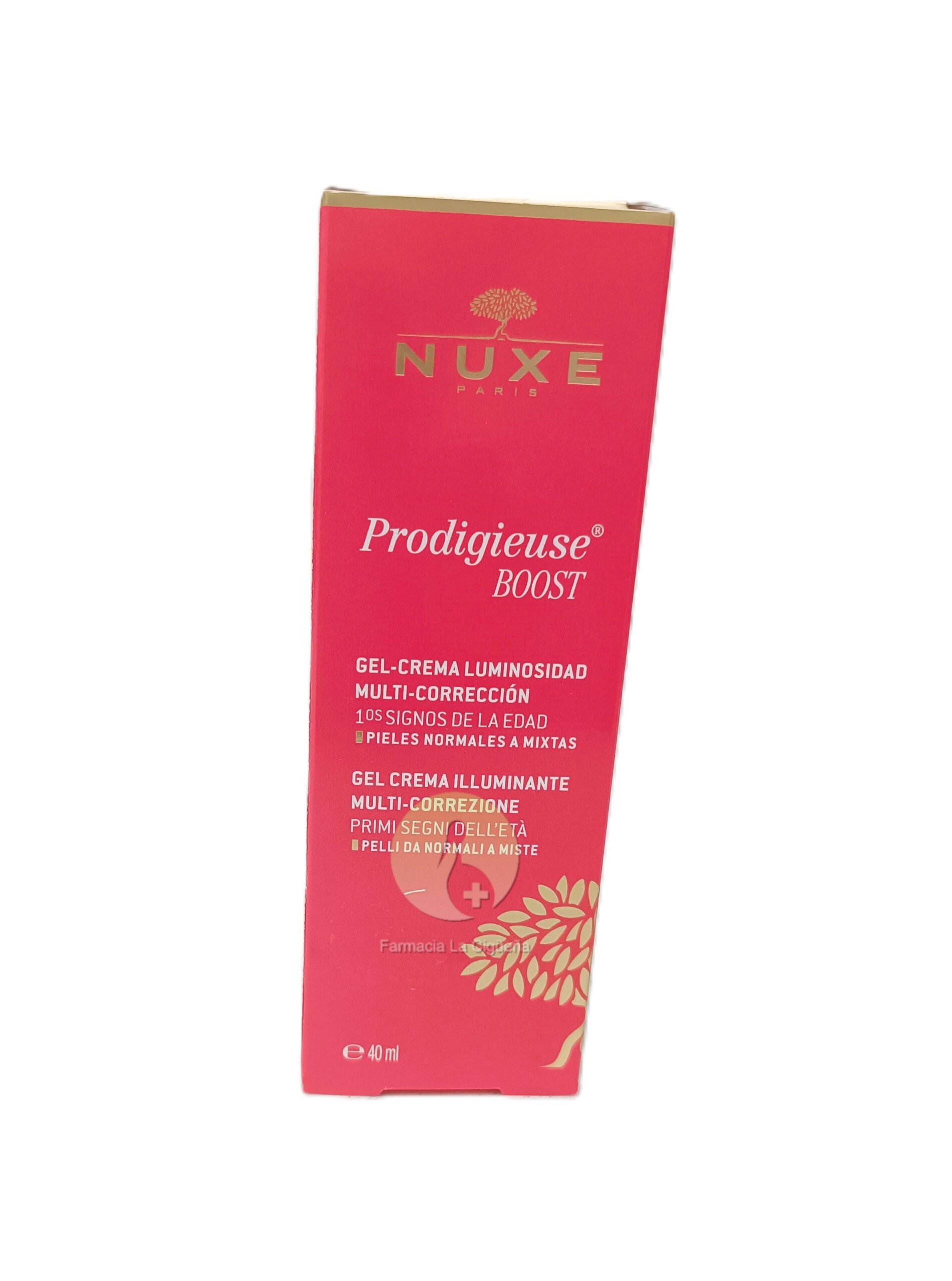 PRODIGIEUSE BOOST GEL-CREMA LUMINOSIDAD MULTI-CORRECCION 1 TUBO 40 ML