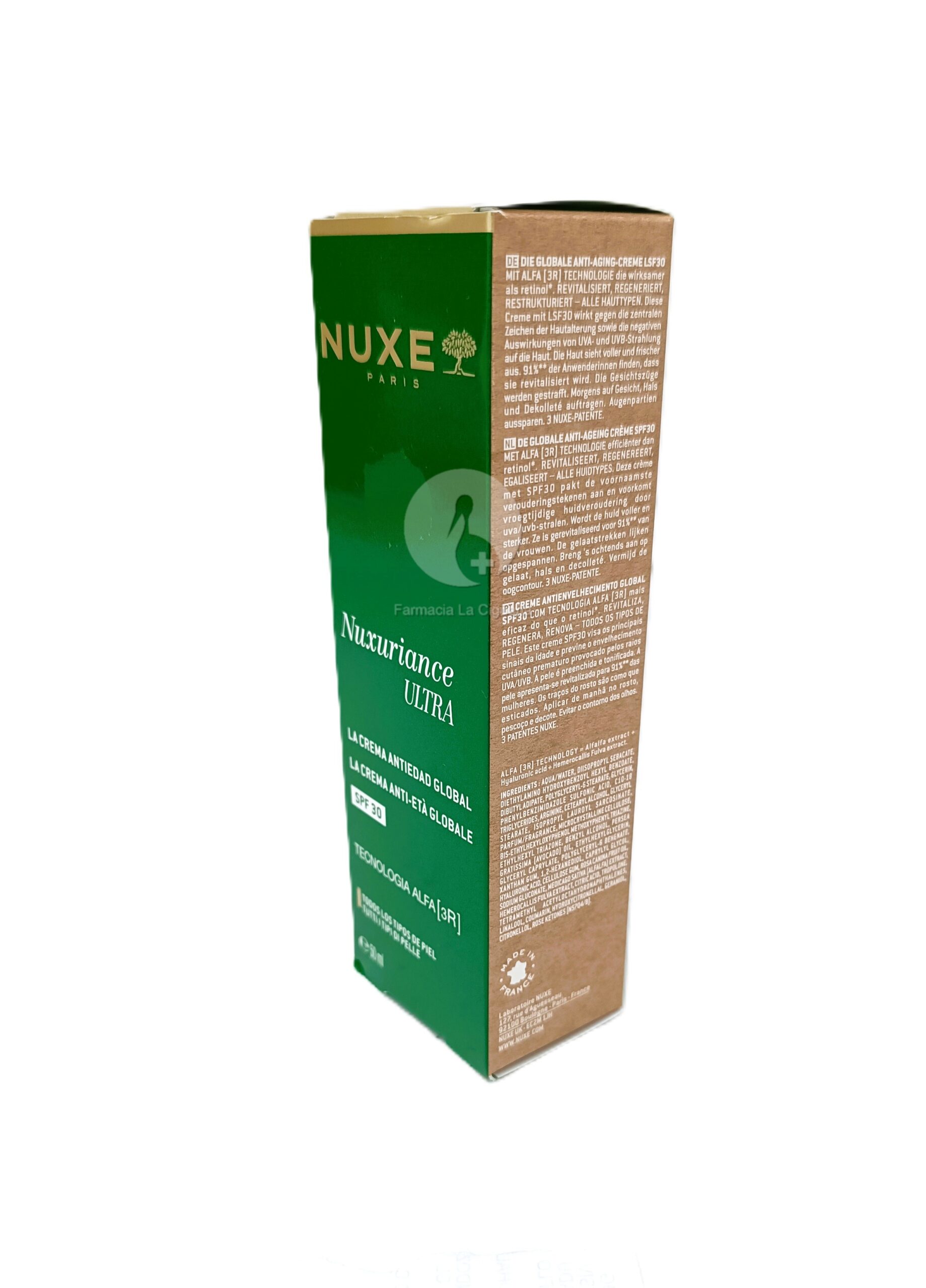 NUXURIANCE ULTRA CREMA ANTIEDAD GLOBAL SPF 30 1 TUBO 50 ML