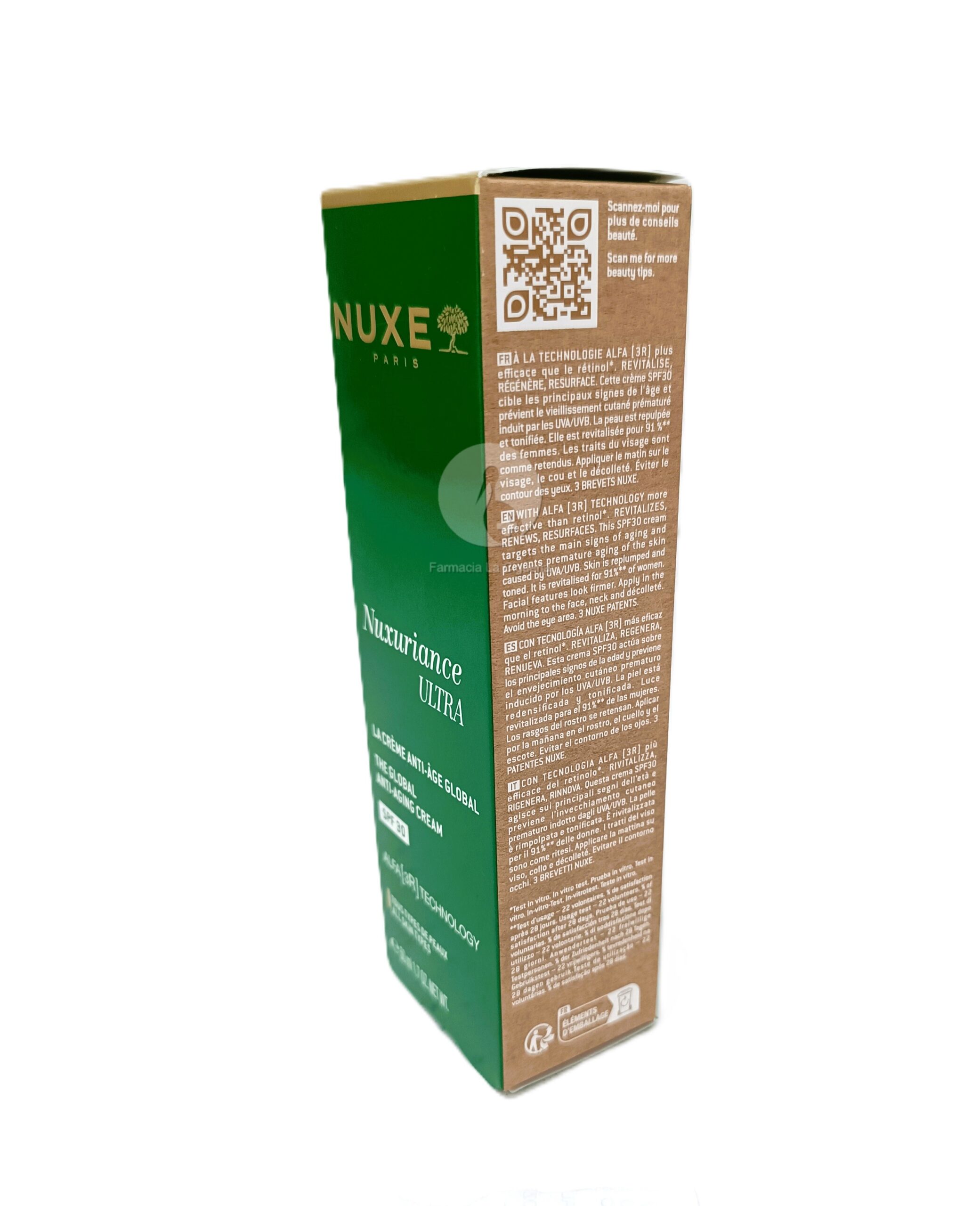 NUXURIANCE ULTRA CREMA ANTIEDAD GLOBAL SPF 30 1 TUBO 50 ML