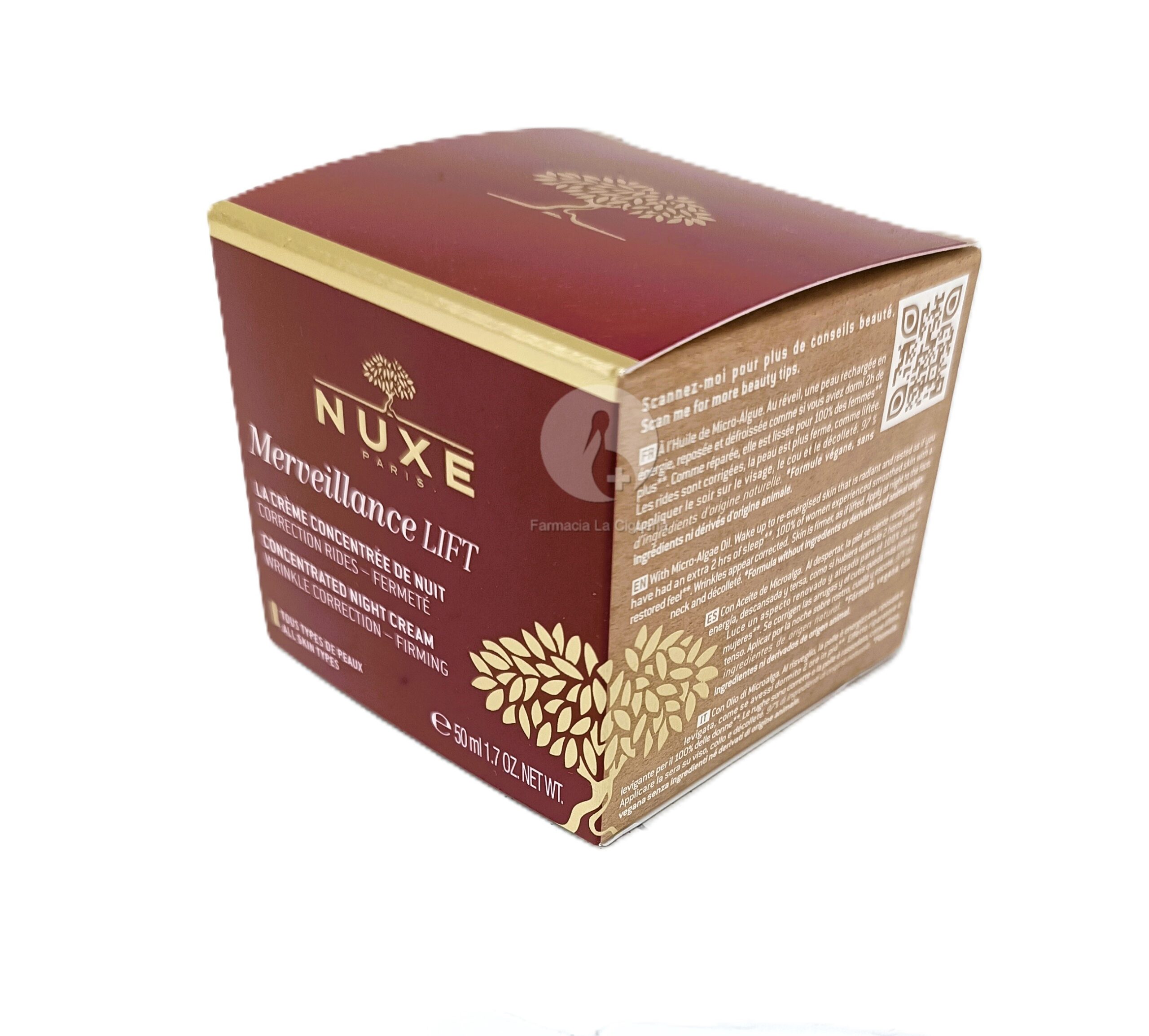 MERVEILLANCE LIFT CREMA CONCENTRADA DE NOCHE 1 ENVASE 50 ML