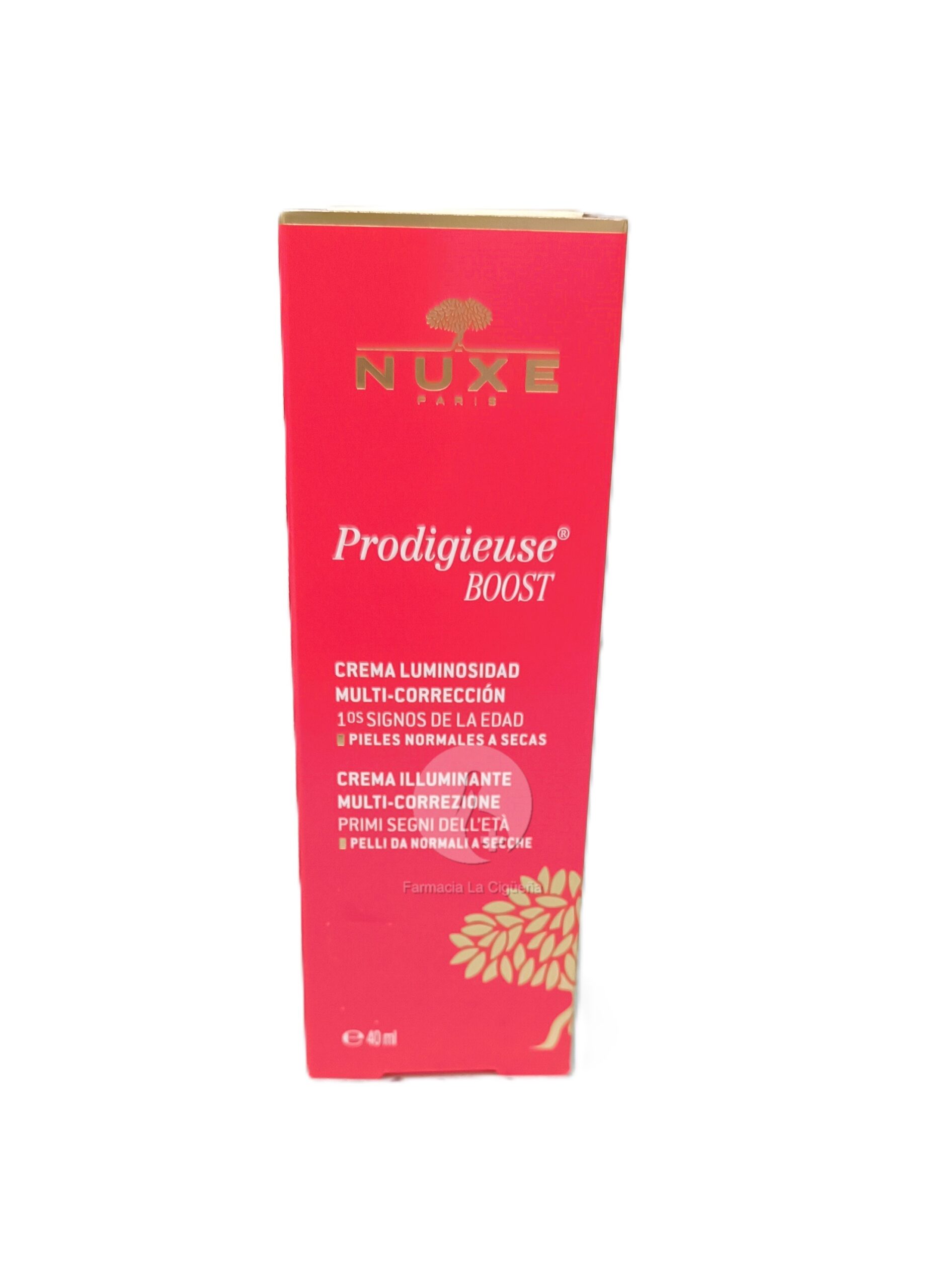 PRODIGIEUSE BOOST CREMA LUMINOSIDAD MULTI-CORRECCION 1 TUBO 40 ML